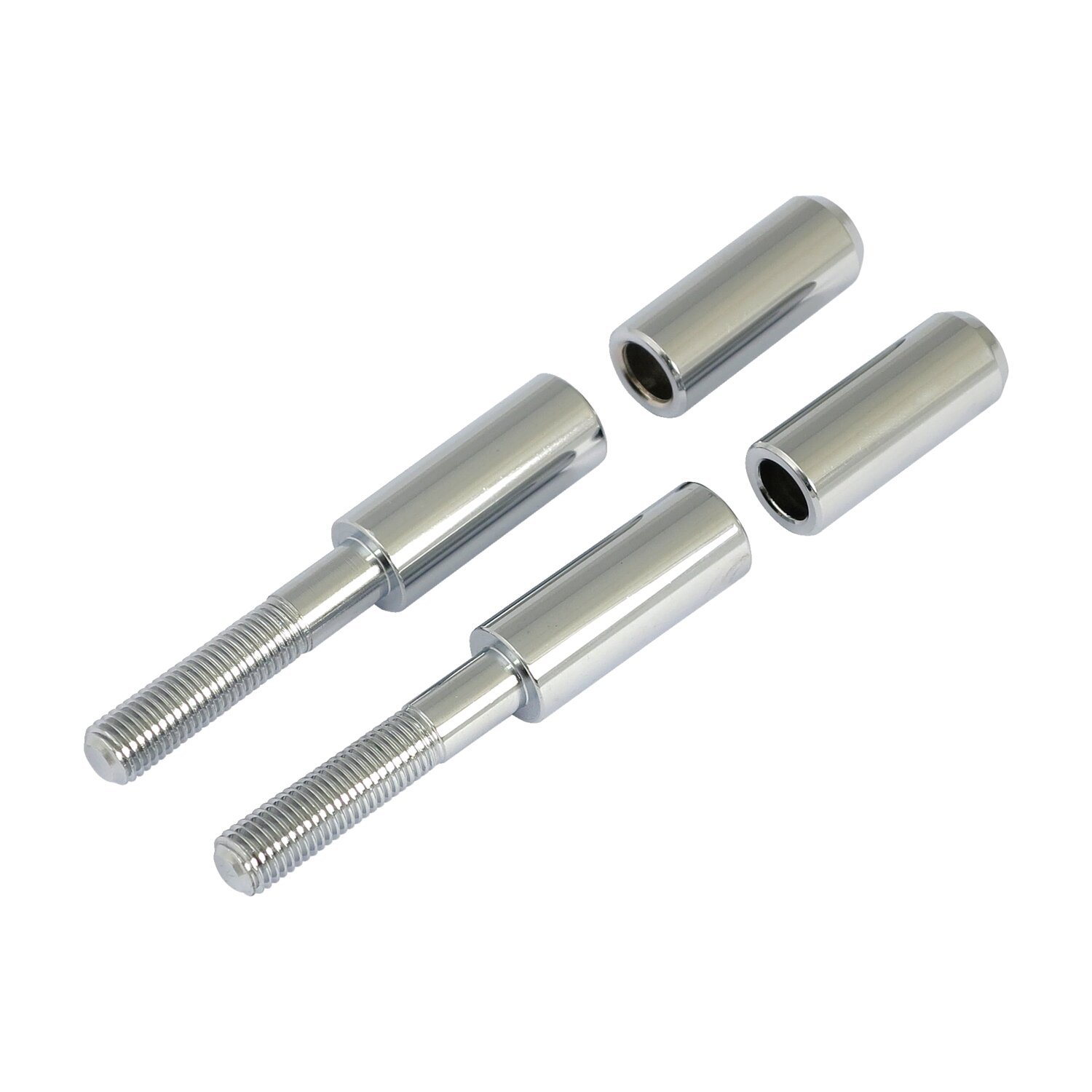 Mirror stem extension kit, Chrome