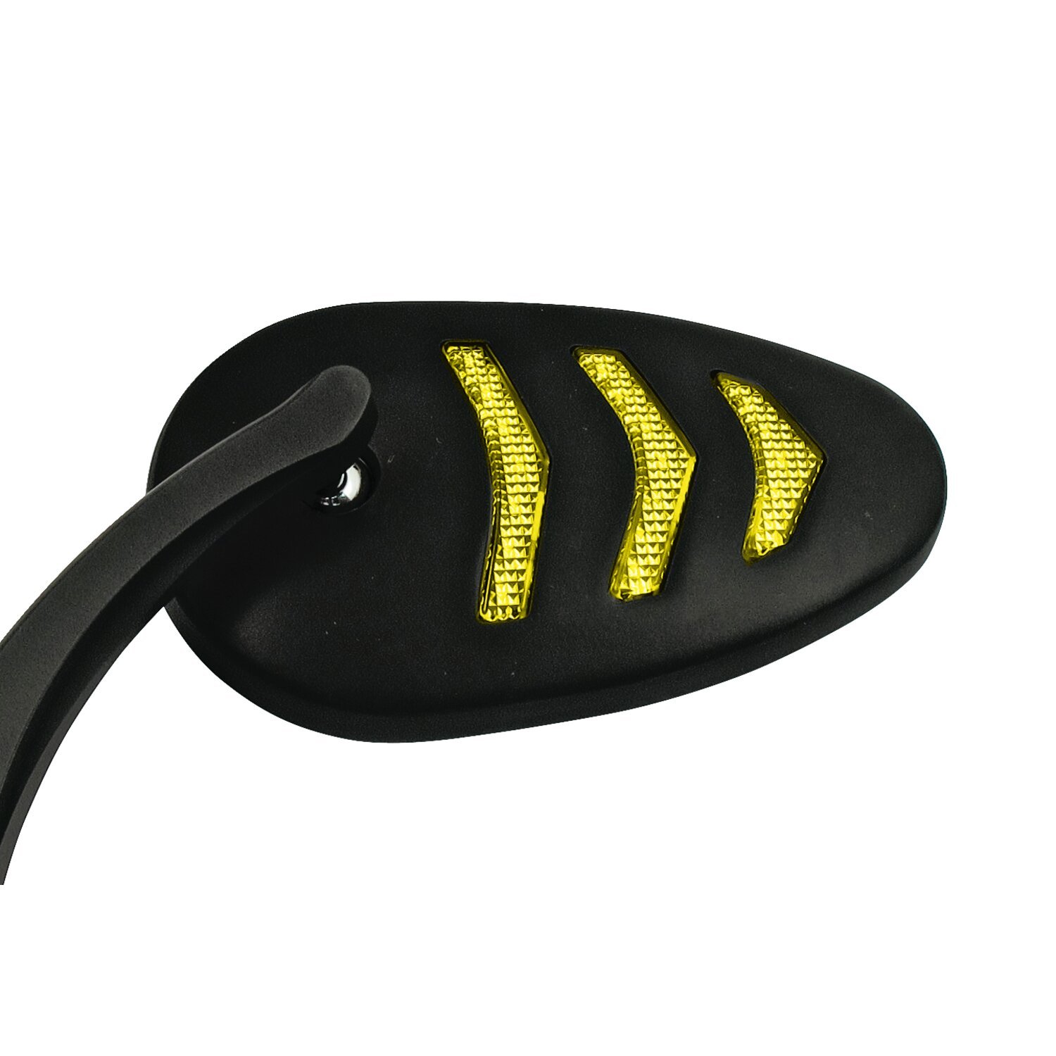 LED billet turn signal mirror set, Black