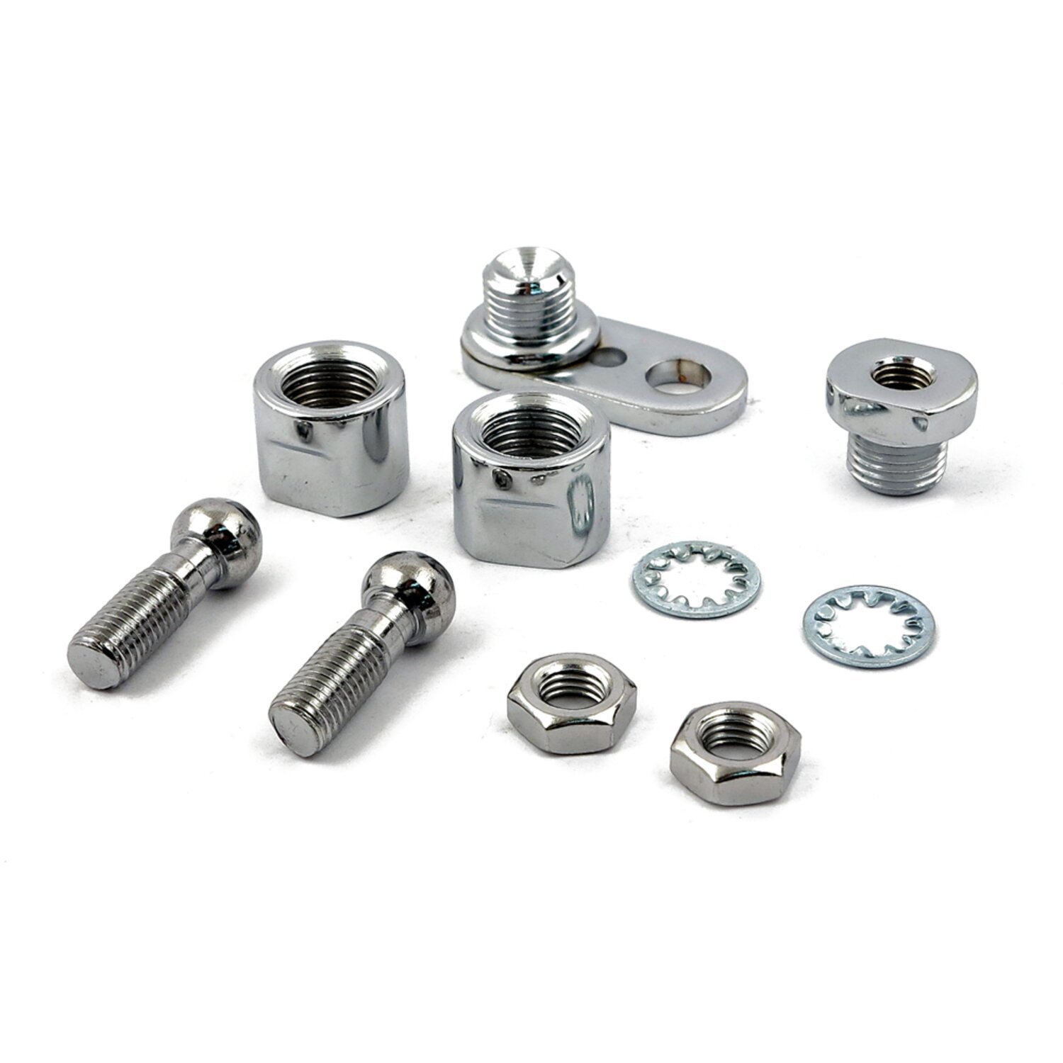 H-D front turn signal swivel kit, Chrome
