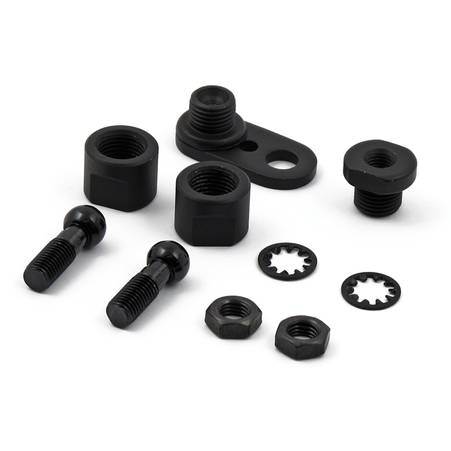 H-D front turn signal swivel kit, Black