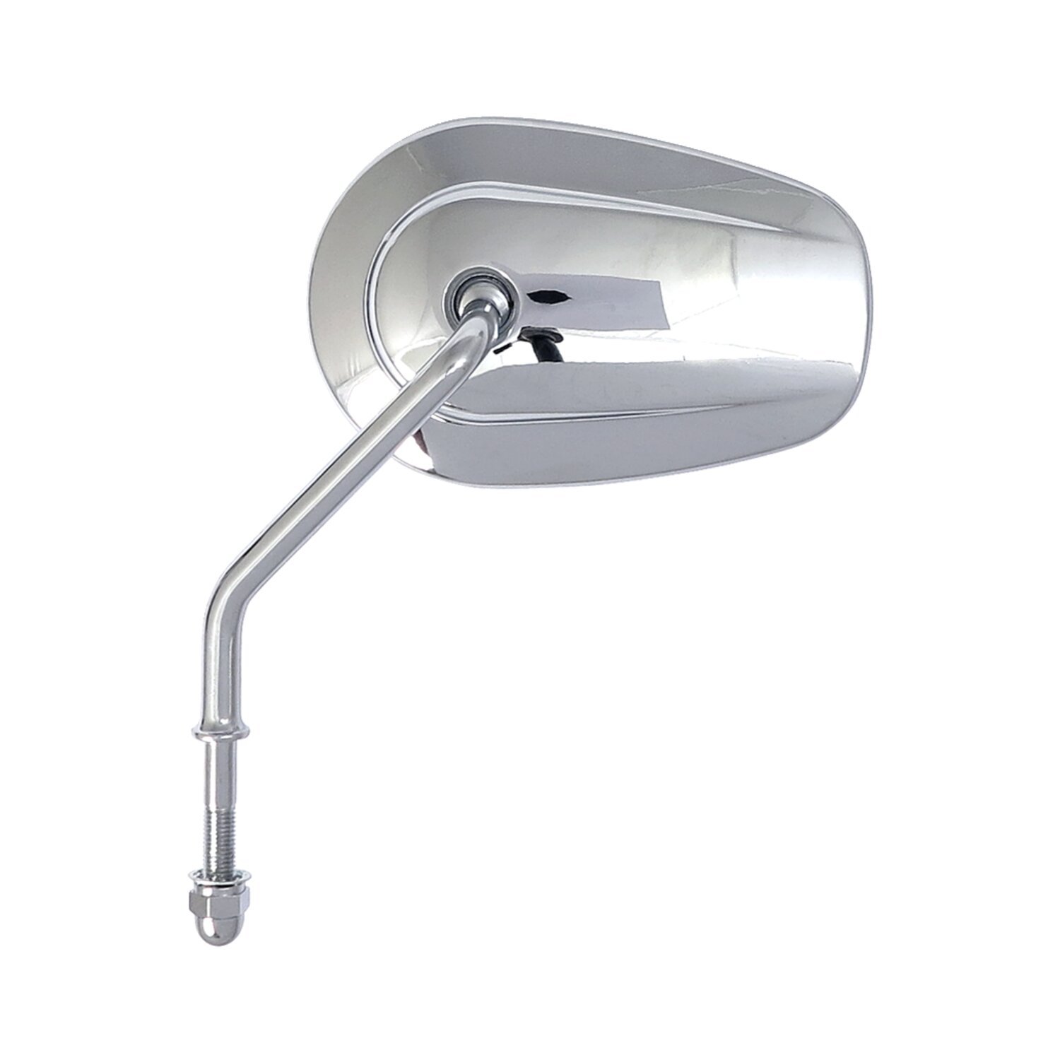 Riptide tapered mirror set, short stem, Chrome