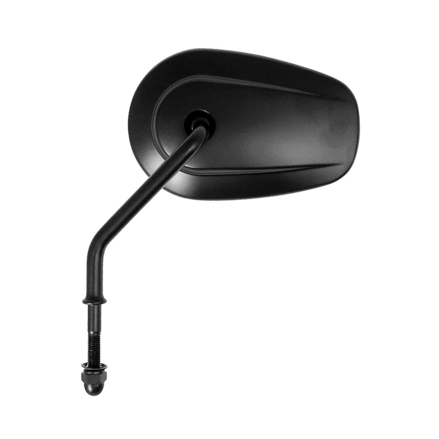 Riptide tapered mirror set, short stem, Black