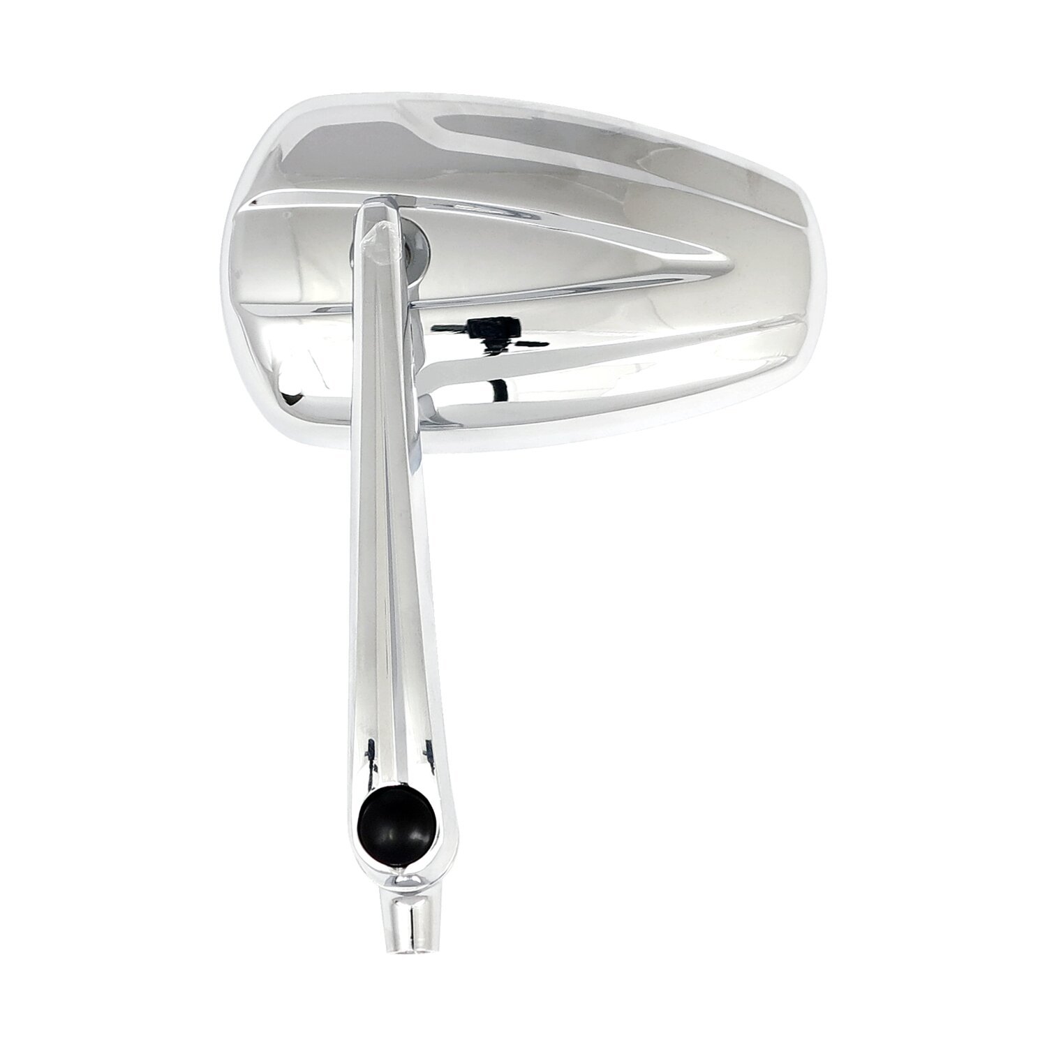 Slipstream mirror set. straight stem, Chrome