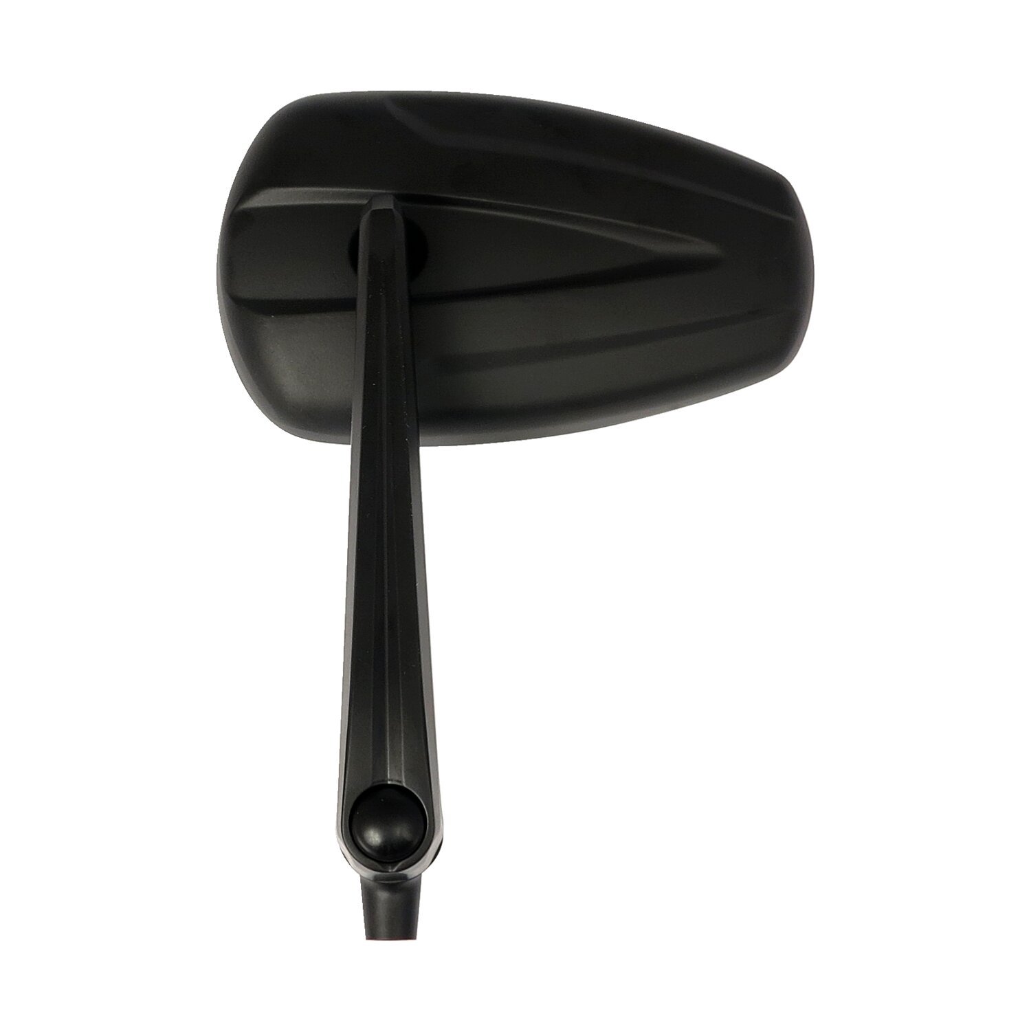 Slipstream mirror set. straight stem, Black