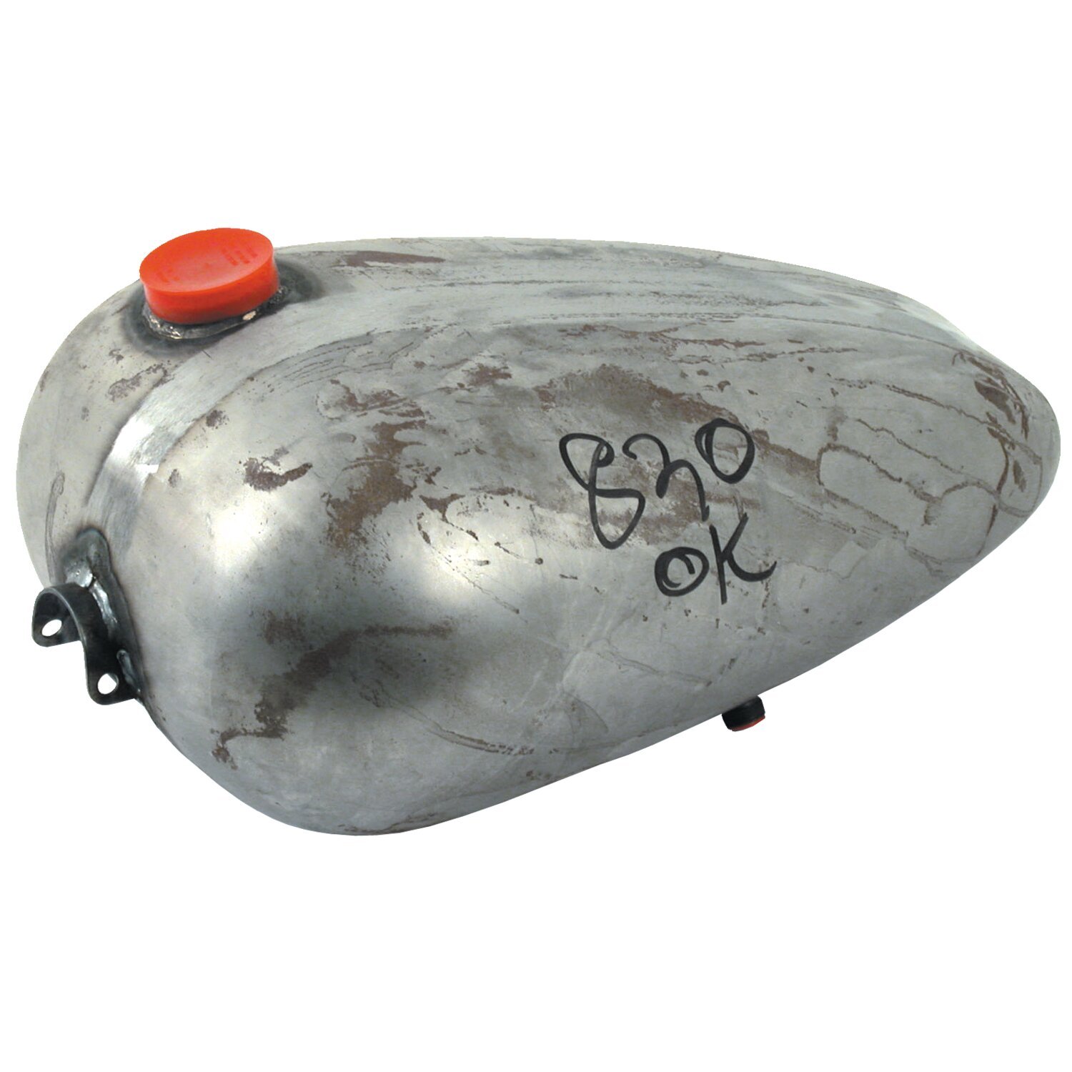 Paughco, Mustang universal 4.75G gas tank. Single cap, Unpainted, Raw
