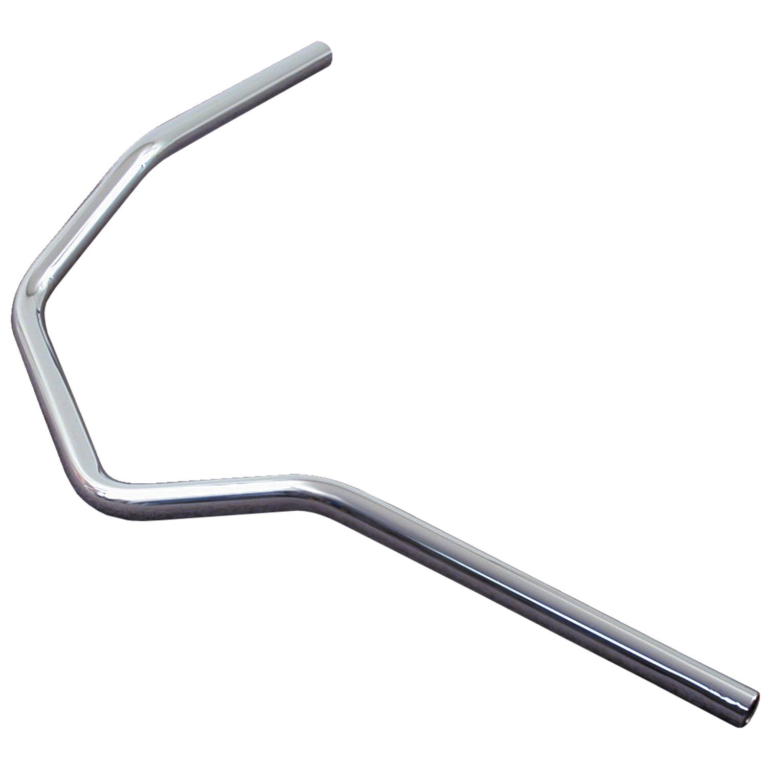 TRW, 1" Roadstar Medium Wide handlebar chrome 5.5" rise ABE, Silver