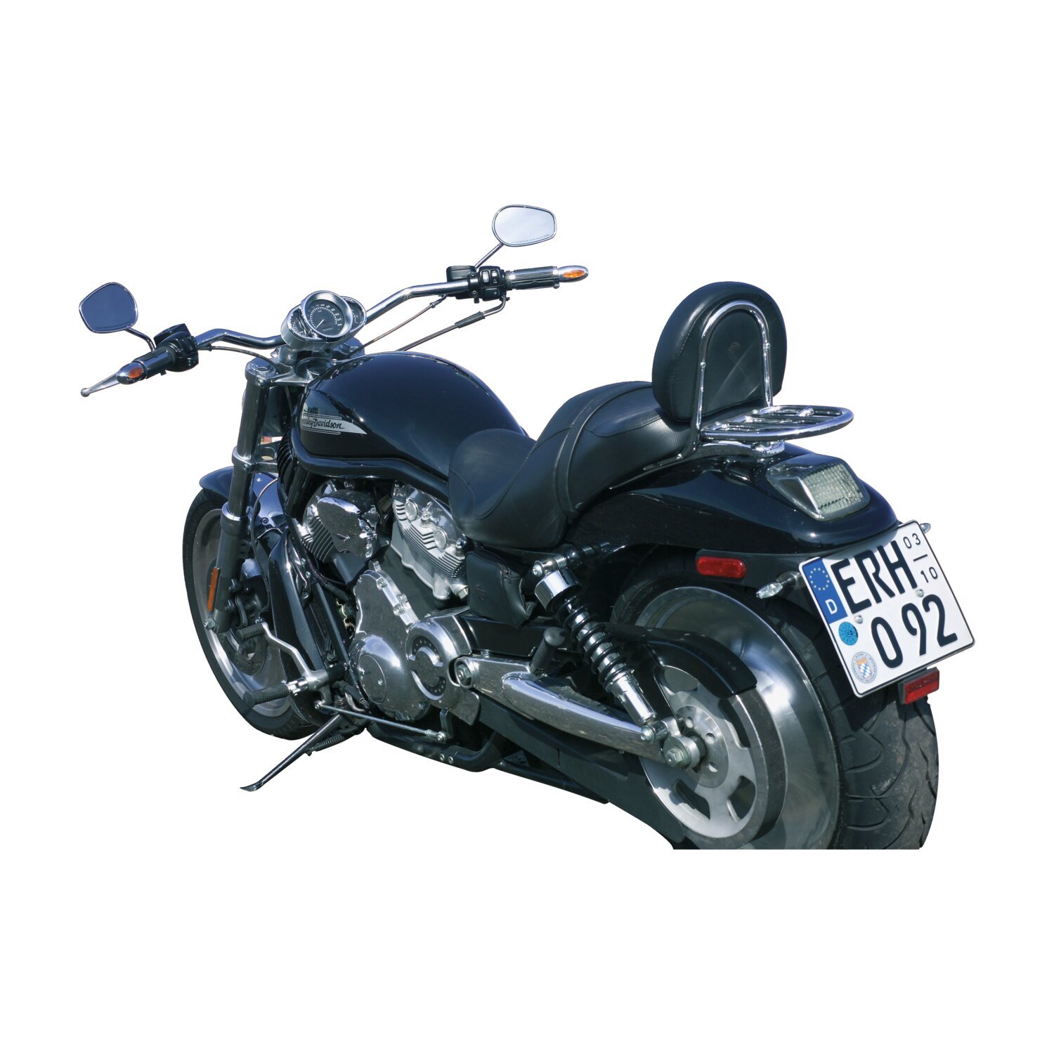 TRW, 1" Roadstar Medium Wide handlebar chrome 10" rise ABE, Silver