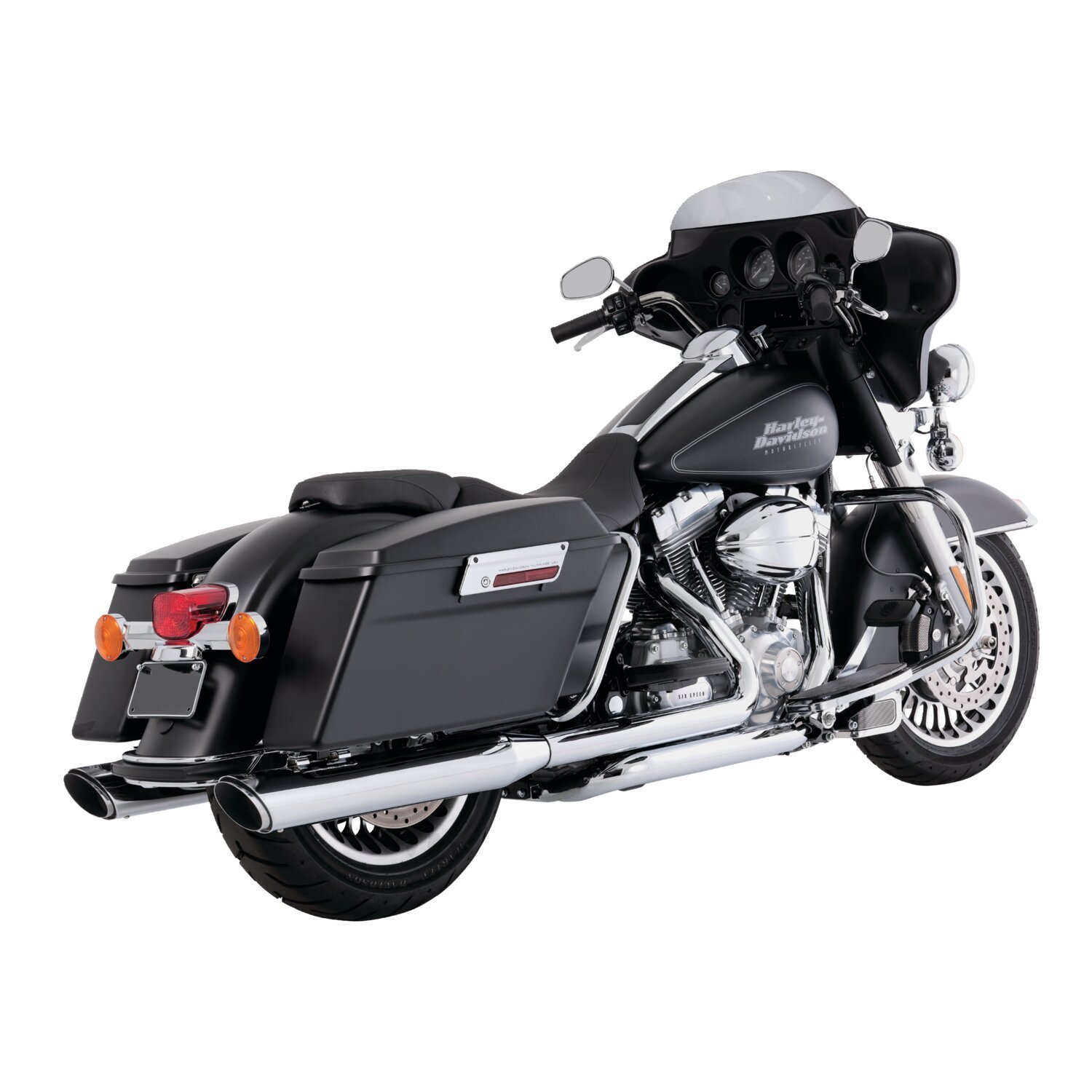 Vance & Hines, 4" Twin Slash Round slip-on mufflers