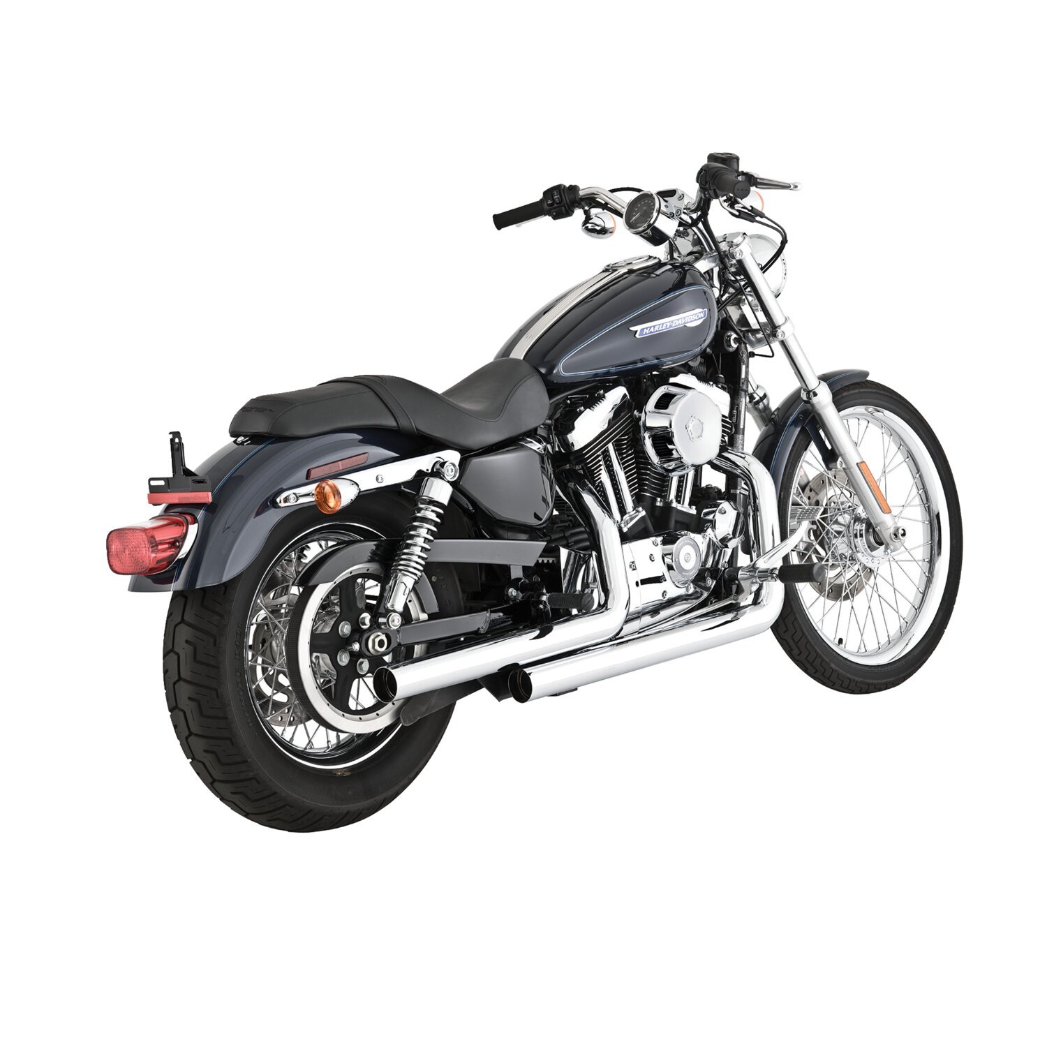 Vance & Hines, 2.5" straightshots hs exhaust, Chrome