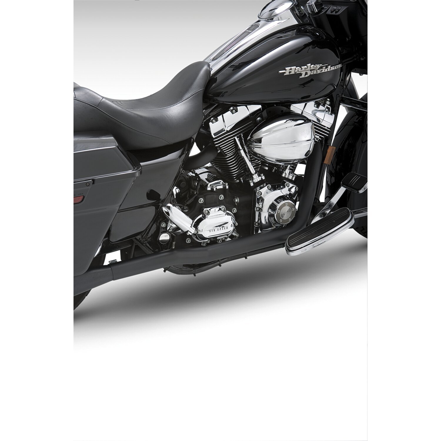 Vance & Hines, Dresser duals crossover head pipes, Black, Matte