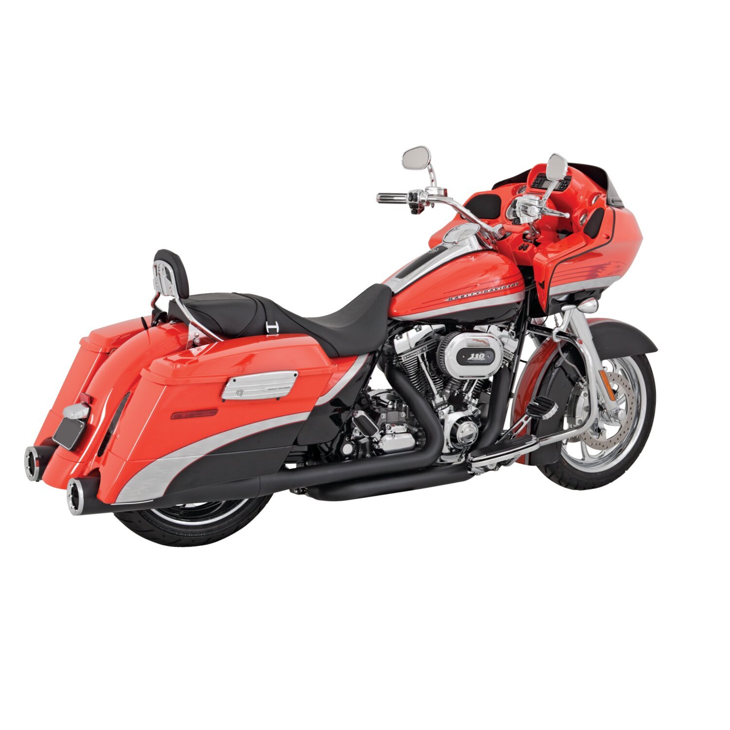 Vance & Hines, Hi-output slip-on mufflers. matte black