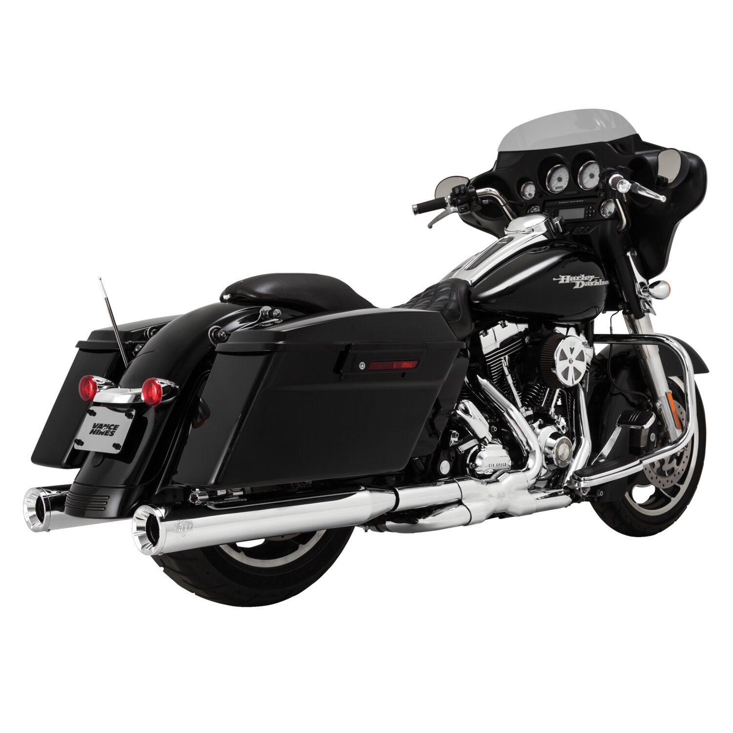 Vance & Hines, 4" Eliminator 400 slip-on mufflers. chrome