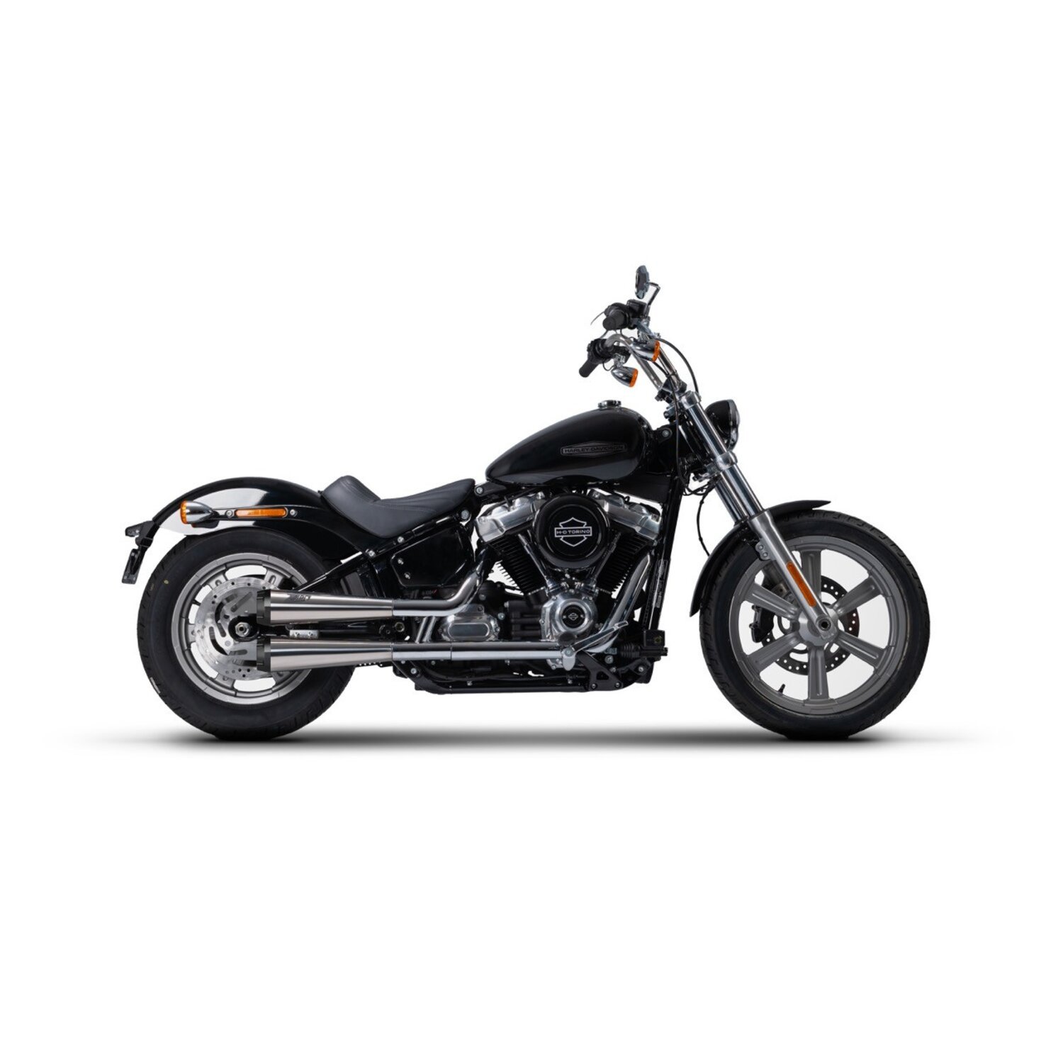 Zard, M8 Softail 2-2 slip-on muffler set, Polished