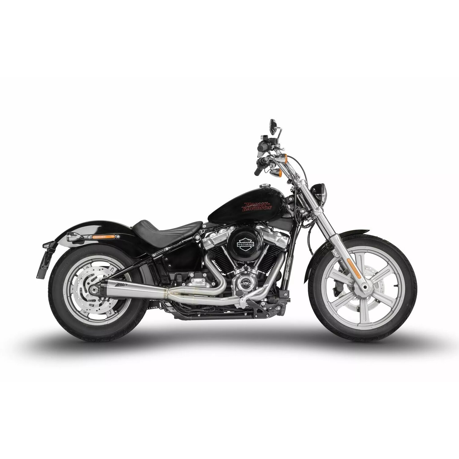 Zard, M8 Softail 2-1 Full kit exhaust system. Plain