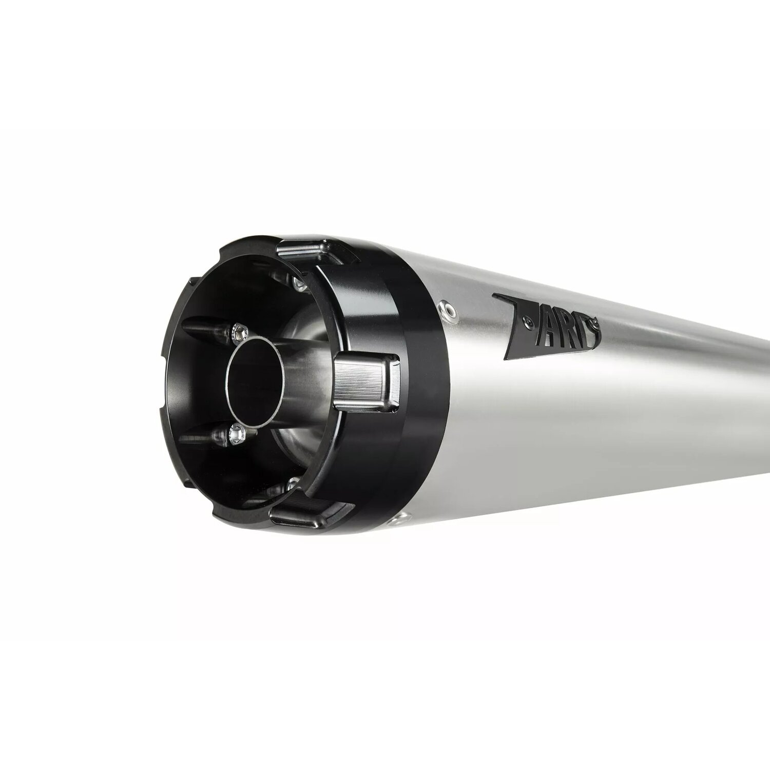 Zard, 2-1 stainless steel M8 Touring exhaust system, Black, Raw