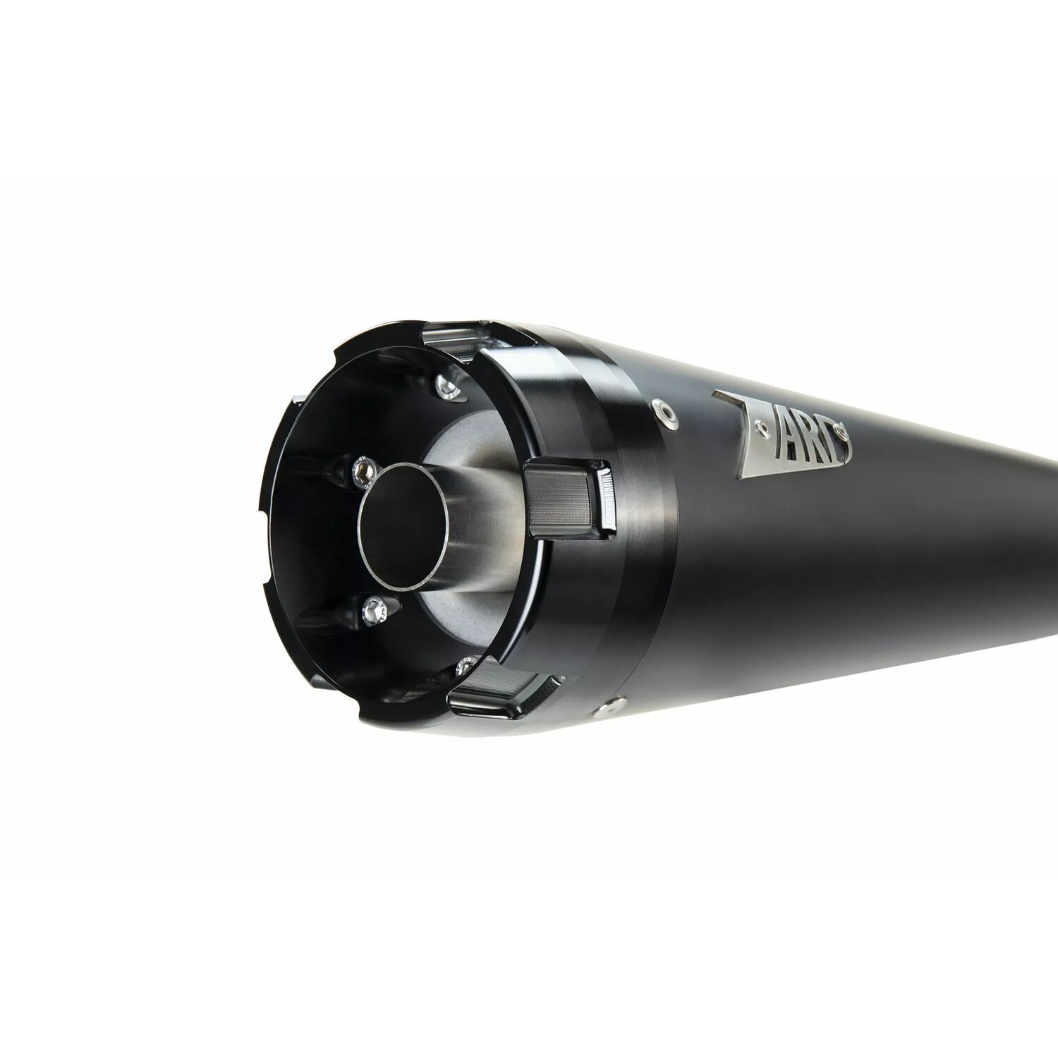 Zard, 2-1 stainless M8 Touring exhaust system, Black, Matte