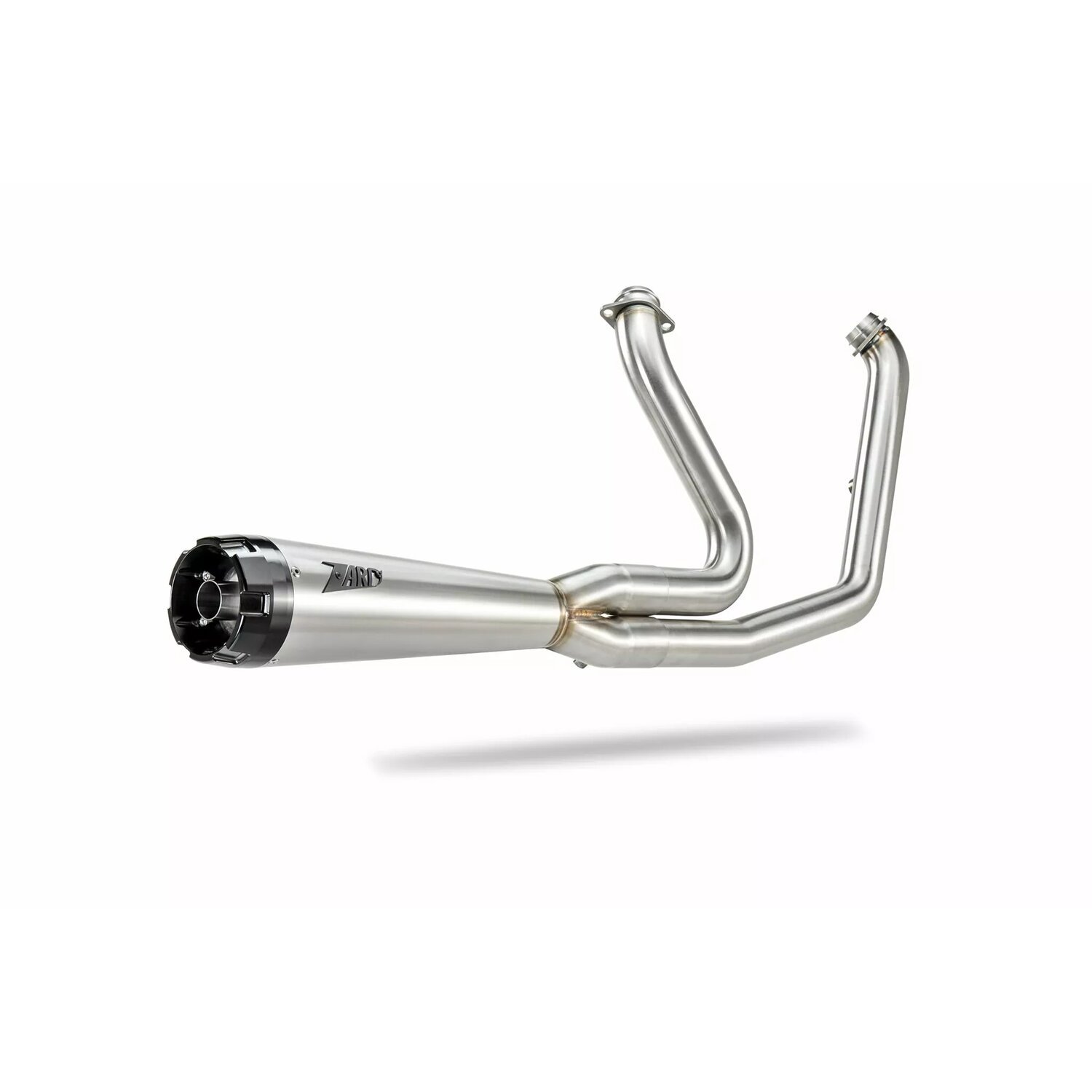 Zard, M8 Softail 2-1 Short Cone exhaust system. Plain