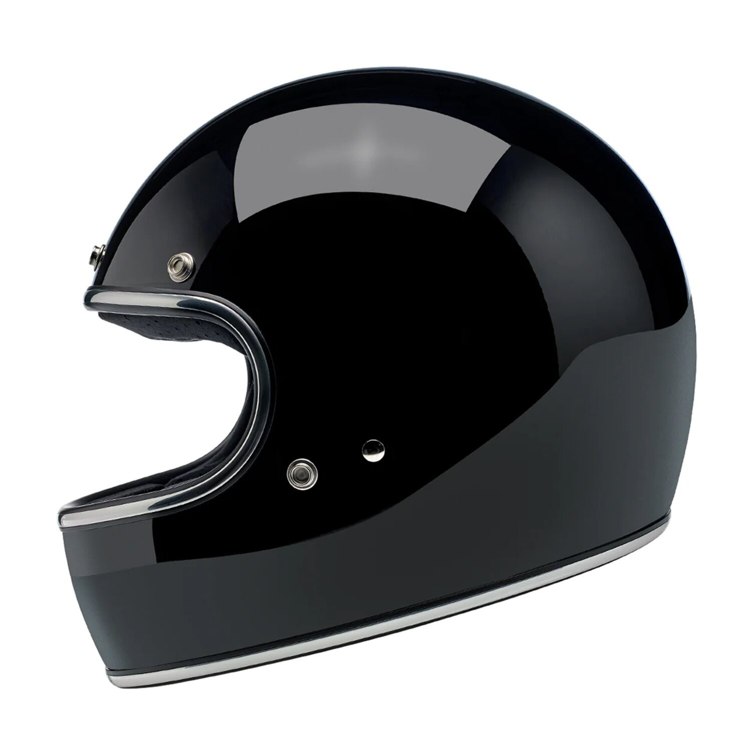 Biltwell Gringo helmet, Black, XS, Gloss