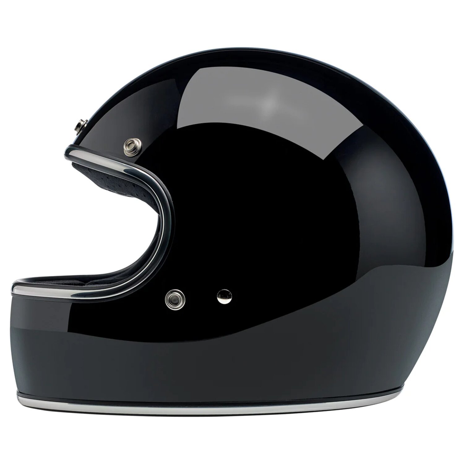 Biltwell Gringo helmet, Black, XS, Gloss