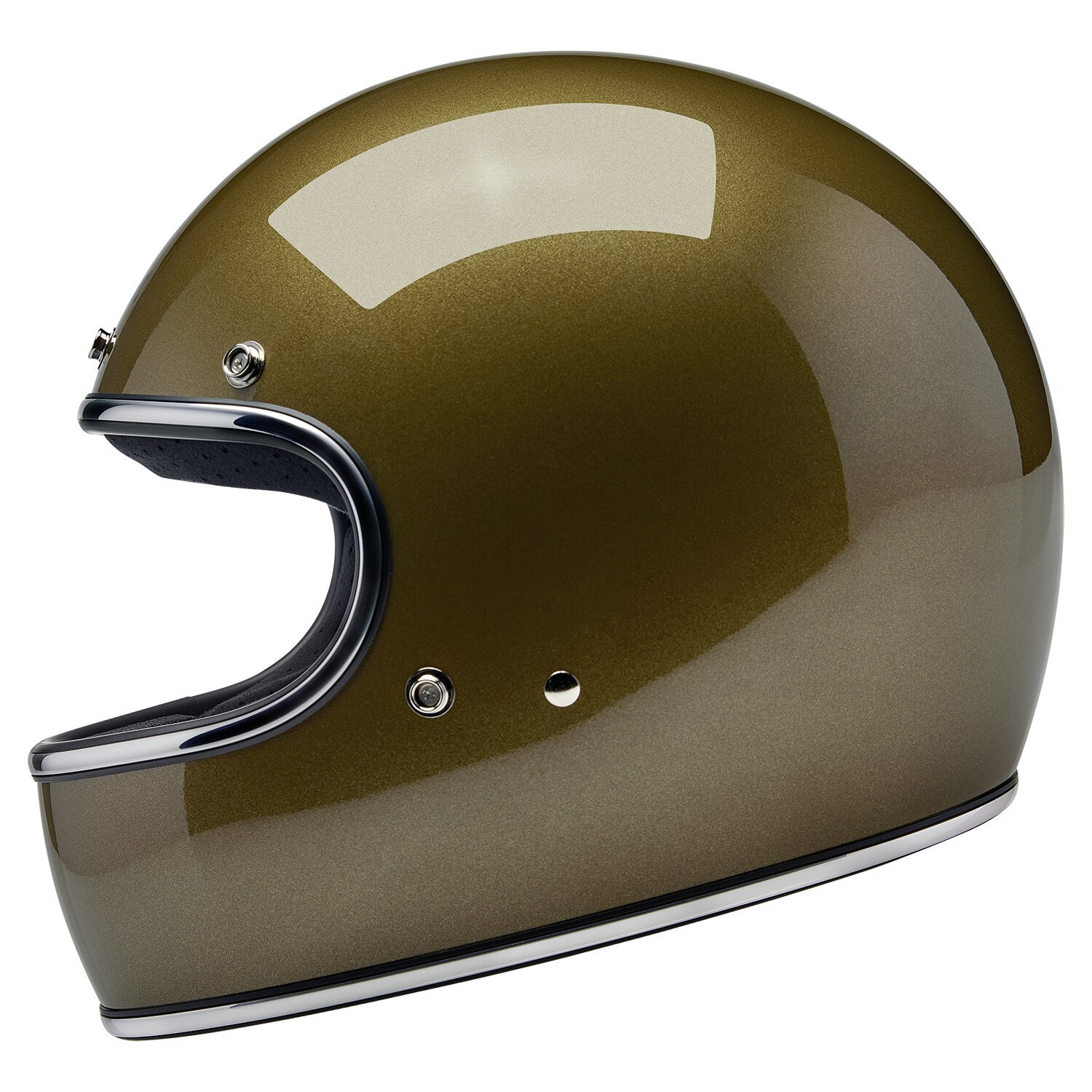 Biltwell Gringo helmet, ugly Gold, Gold, XS, Metallic