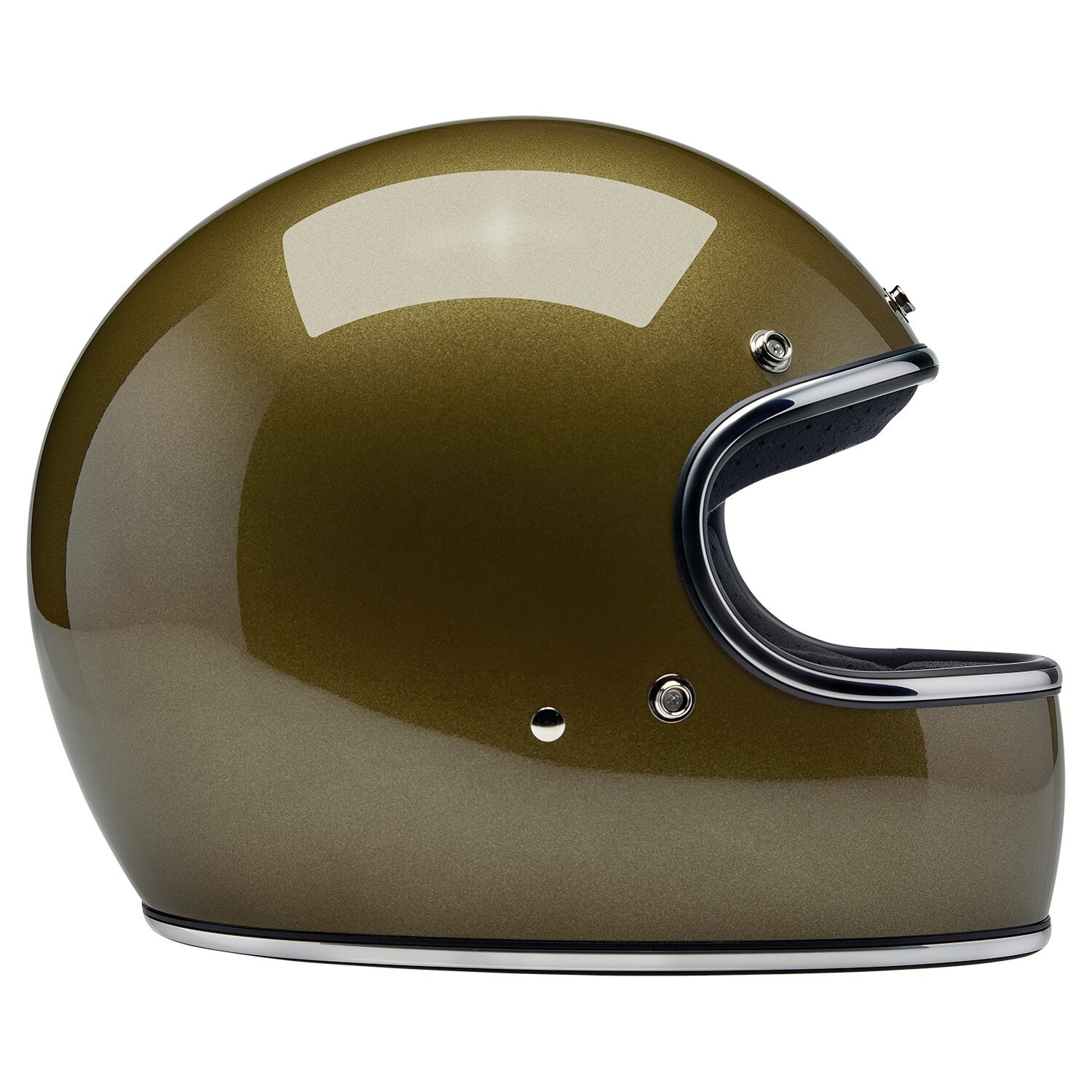 Biltwell Gringo helmet, ugly Gold, Gold, XS, Metallic