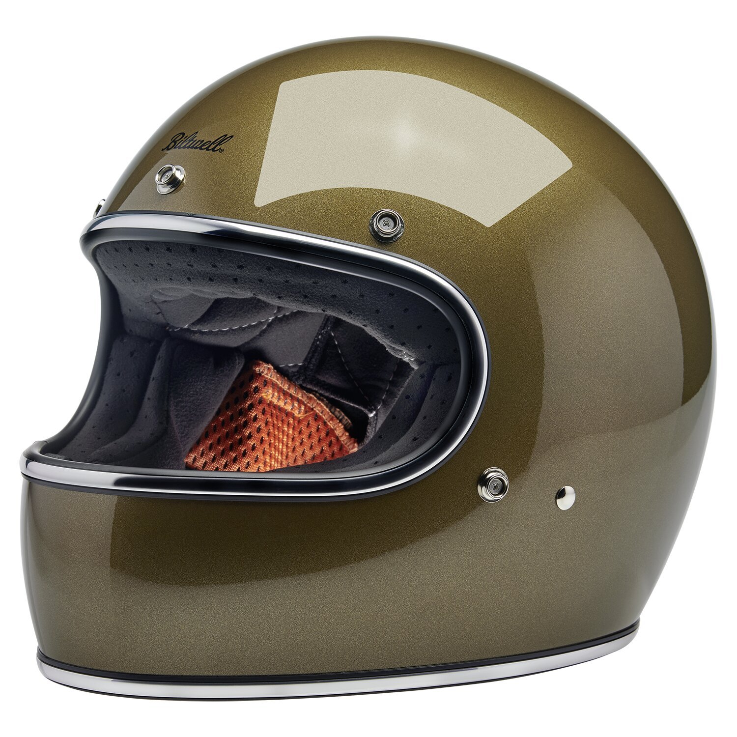 Biltwell Gringo helmet, ugly Gold, Gold, XS, Metallic