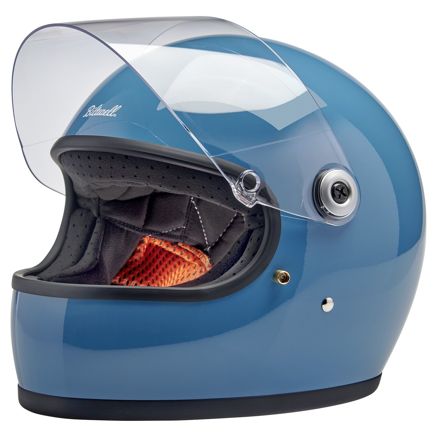 Biltwell Gringo S helmet dove, Blue, XS, Gloss