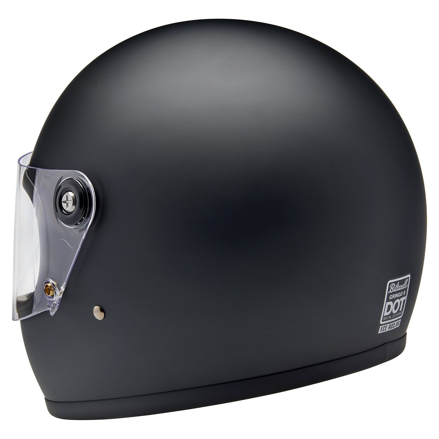 M — Biltwell Gringo S helmet flat black, Matte, M