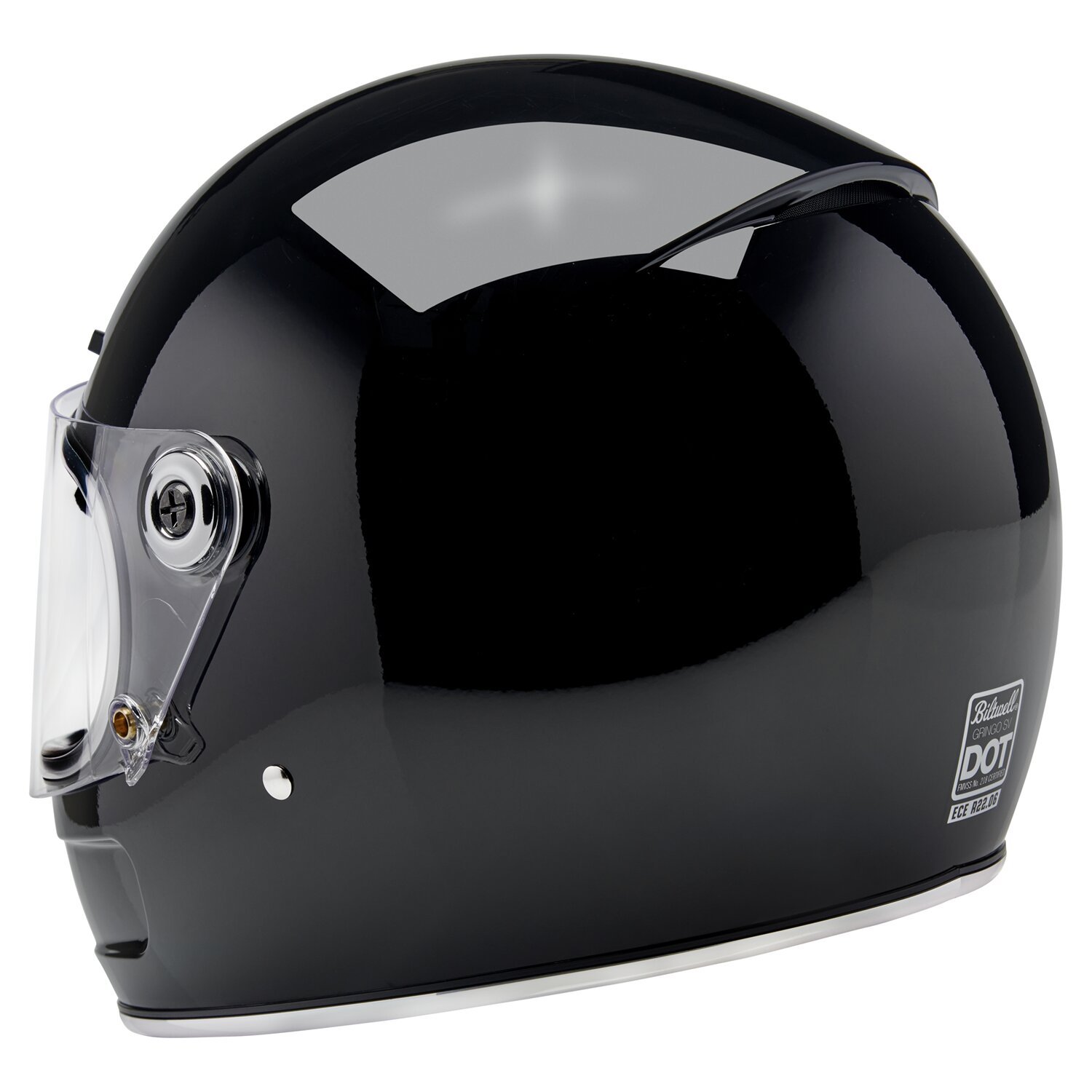 S — Biltwell Gringo SV helmet gloss black, S