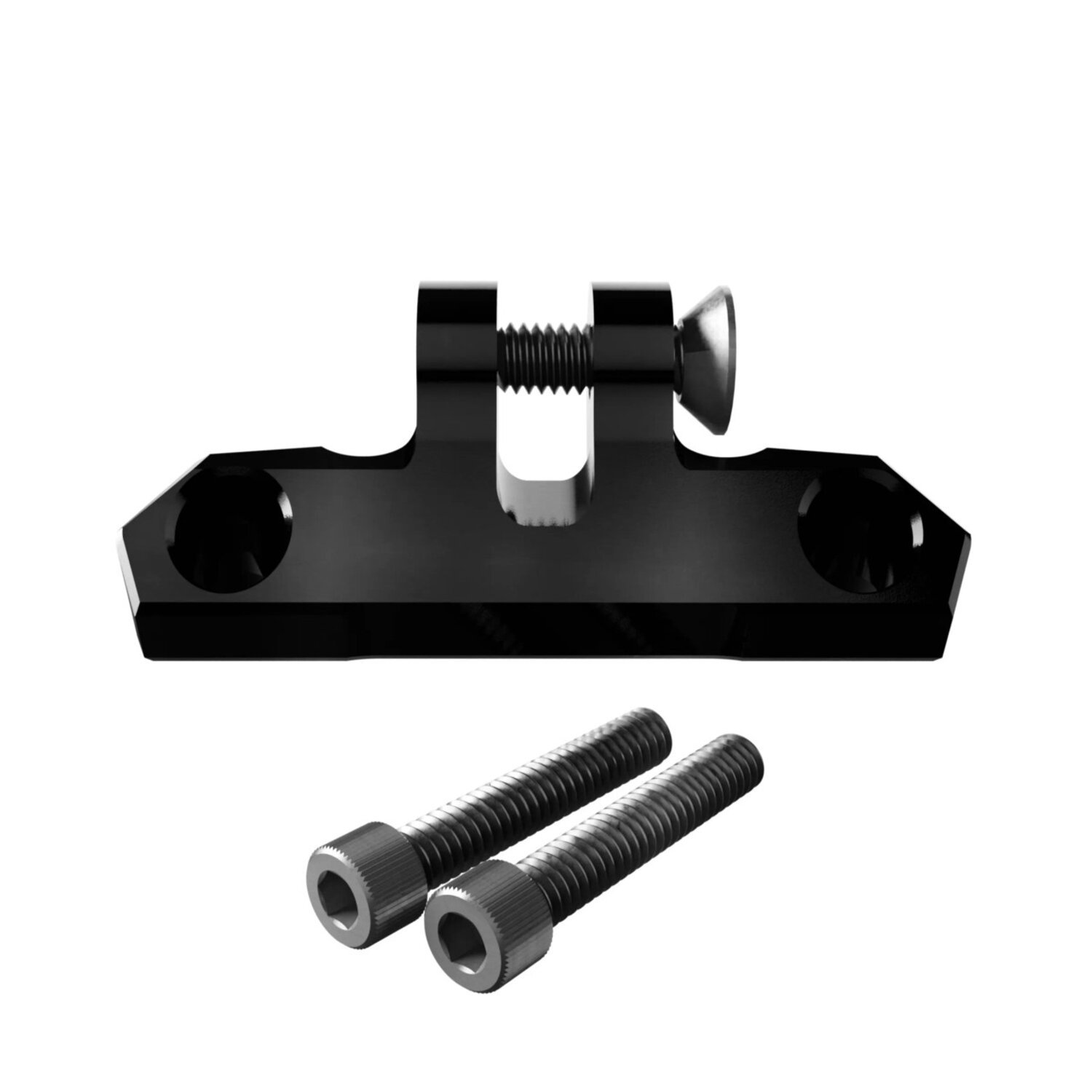 Kraus, isolated riser new style top gauge mount, Black
