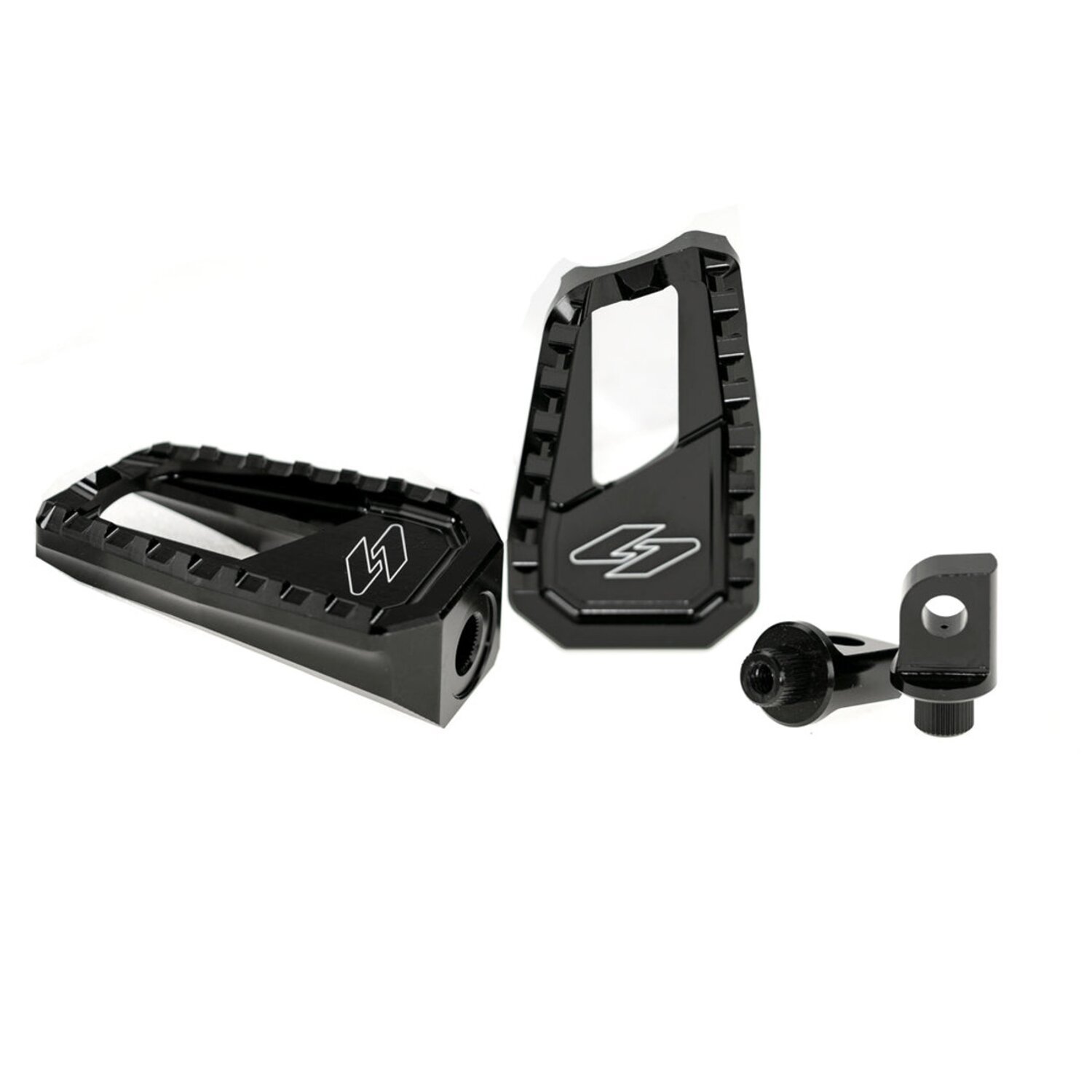 Kraus, Apex Edge footpeg set, Black, Matte