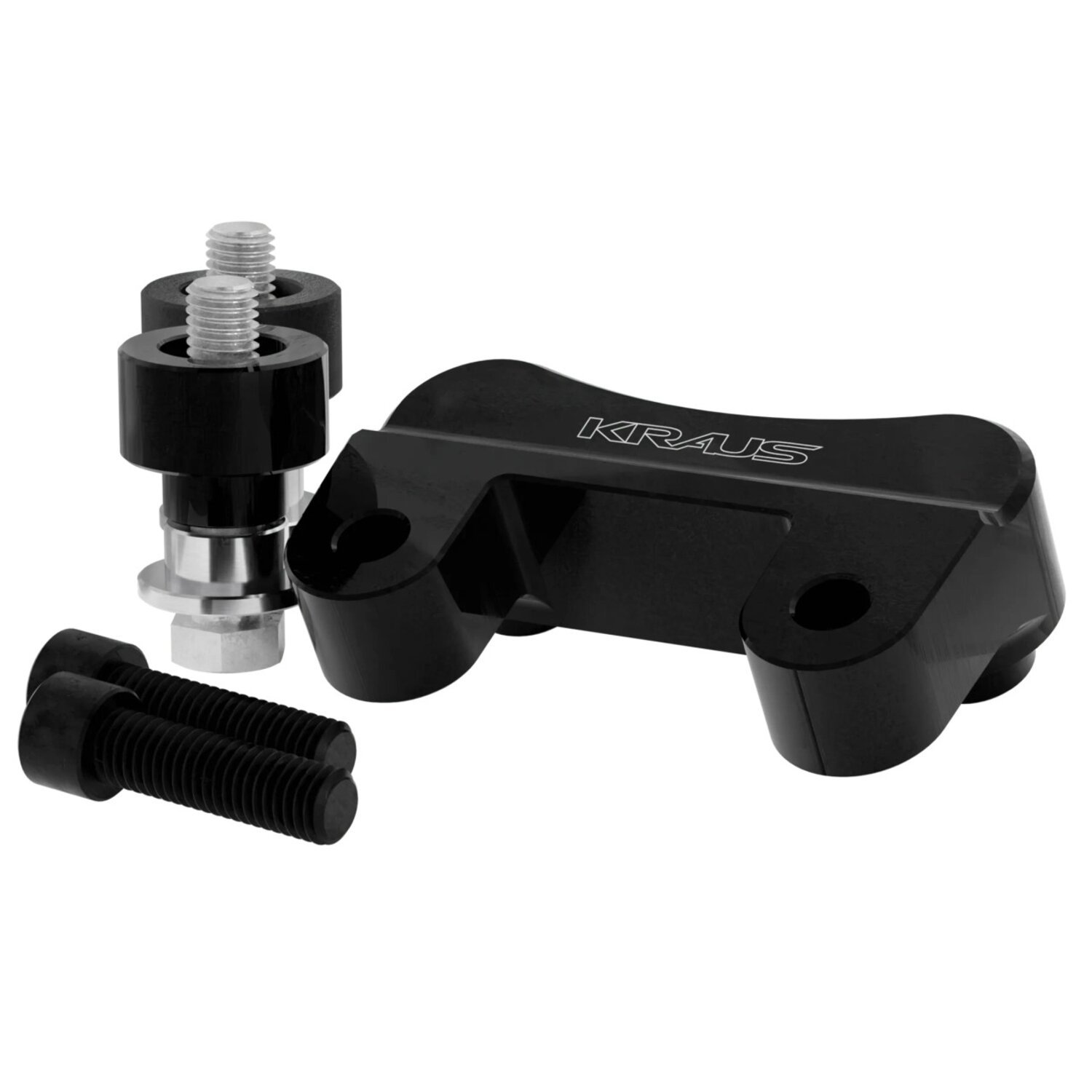 Kraus, raptor 38mm pullback plate, Black, Matte