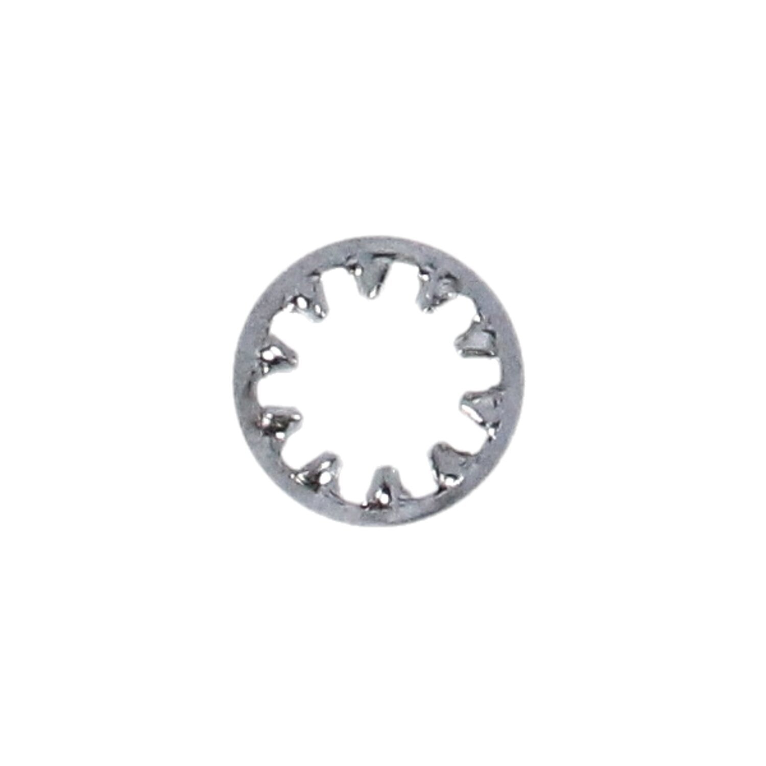 Zinc int. lockwasher, #8 - 25 pack