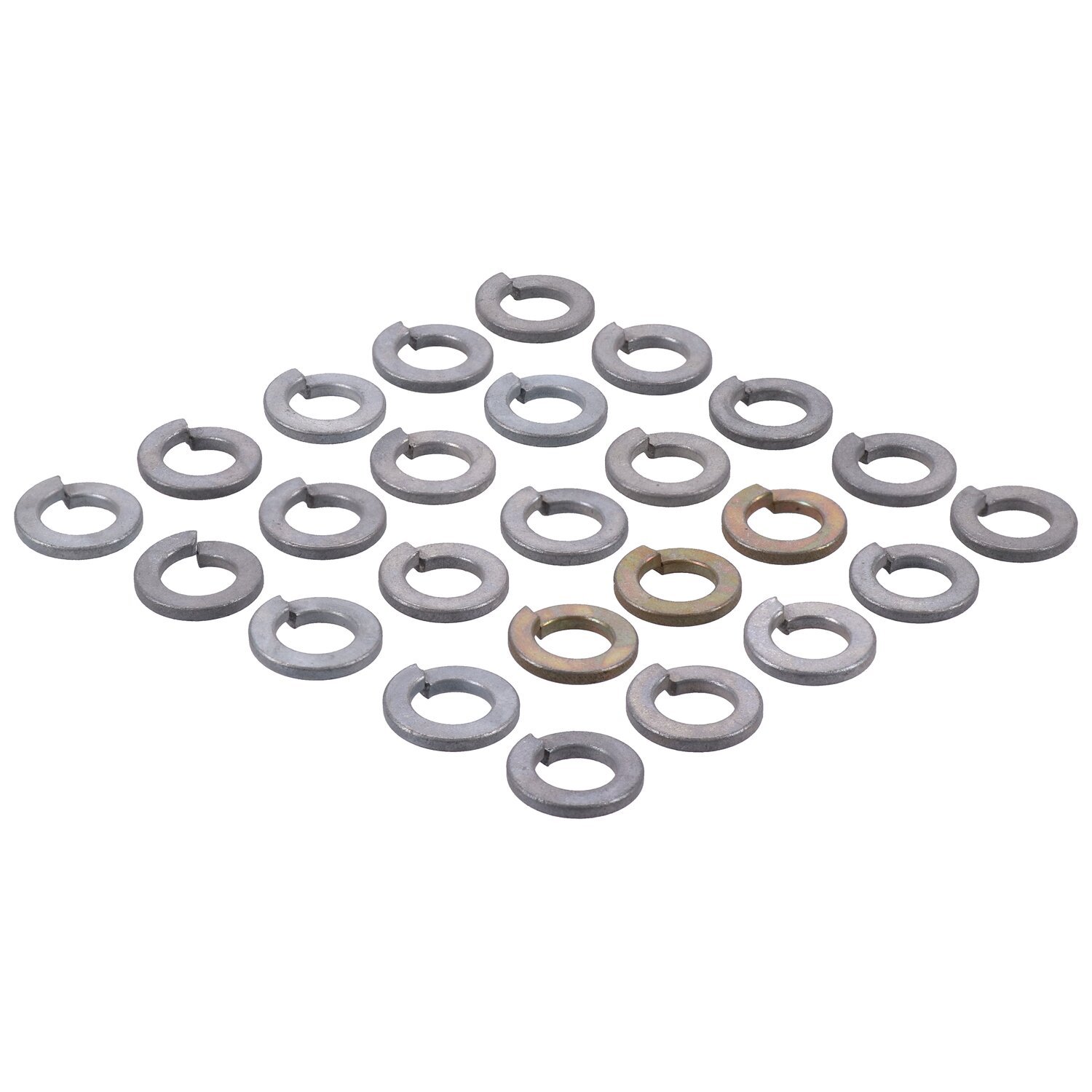 Zinc lock washers M4 - 25 pack, Silver