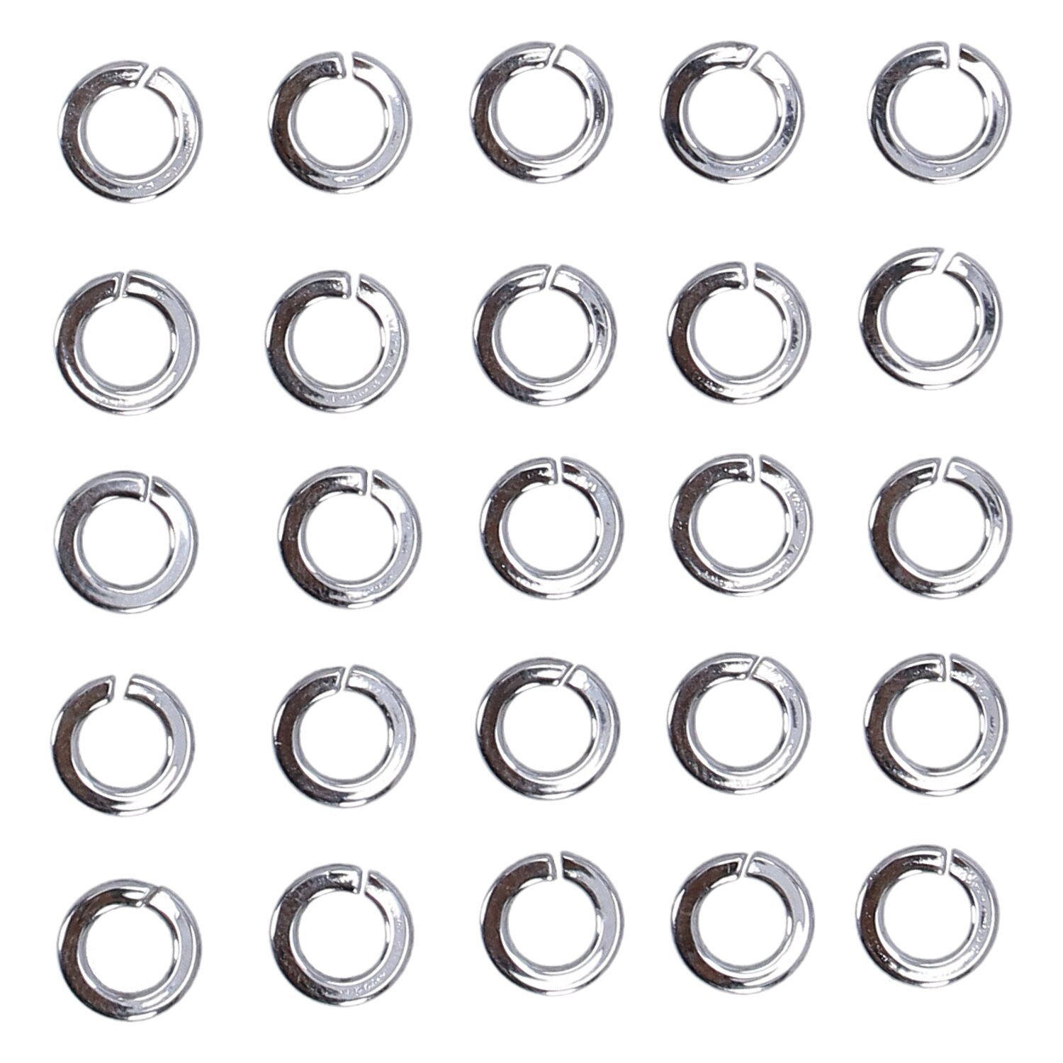 Chrome lockwasher, 3/8 inch - 25 pack, Silver