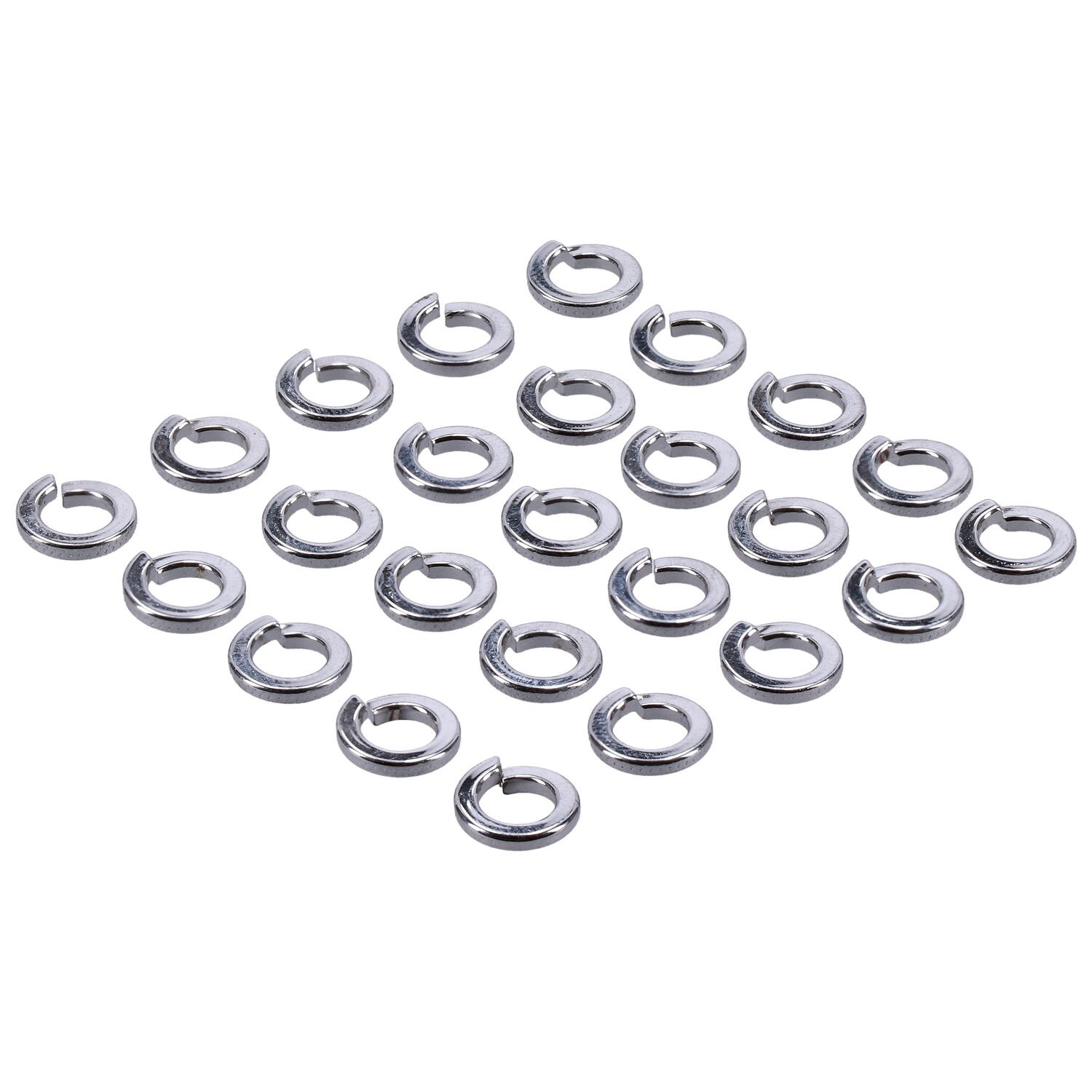 Chrome lockwasher, 5/8 inch - 25 pack, Silver