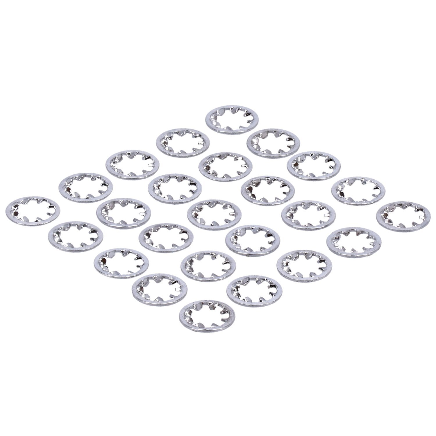Chrome internal lock washer, #10 - 25 pack