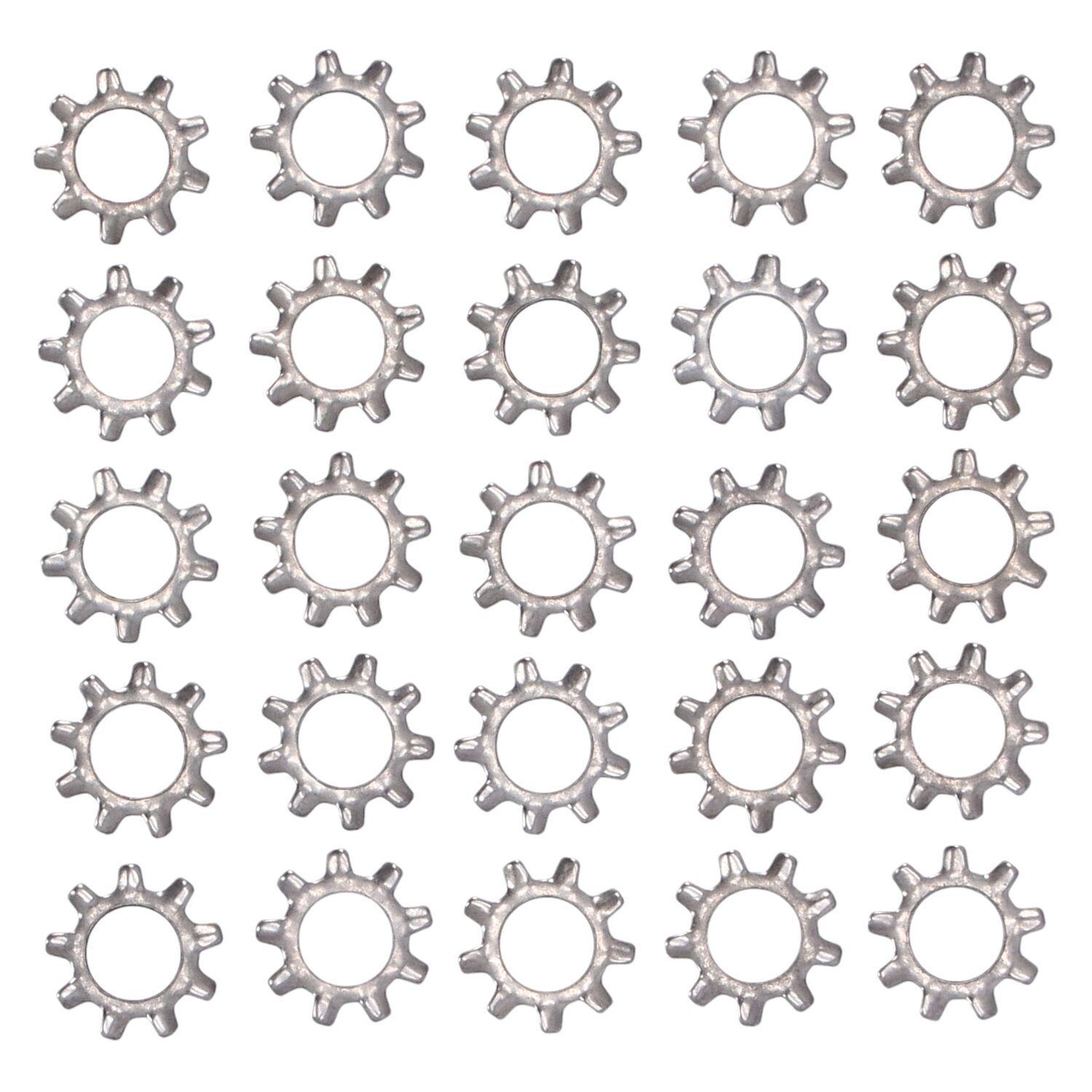 Ss ext. lockwasher, 7/16 inch - 25 pack