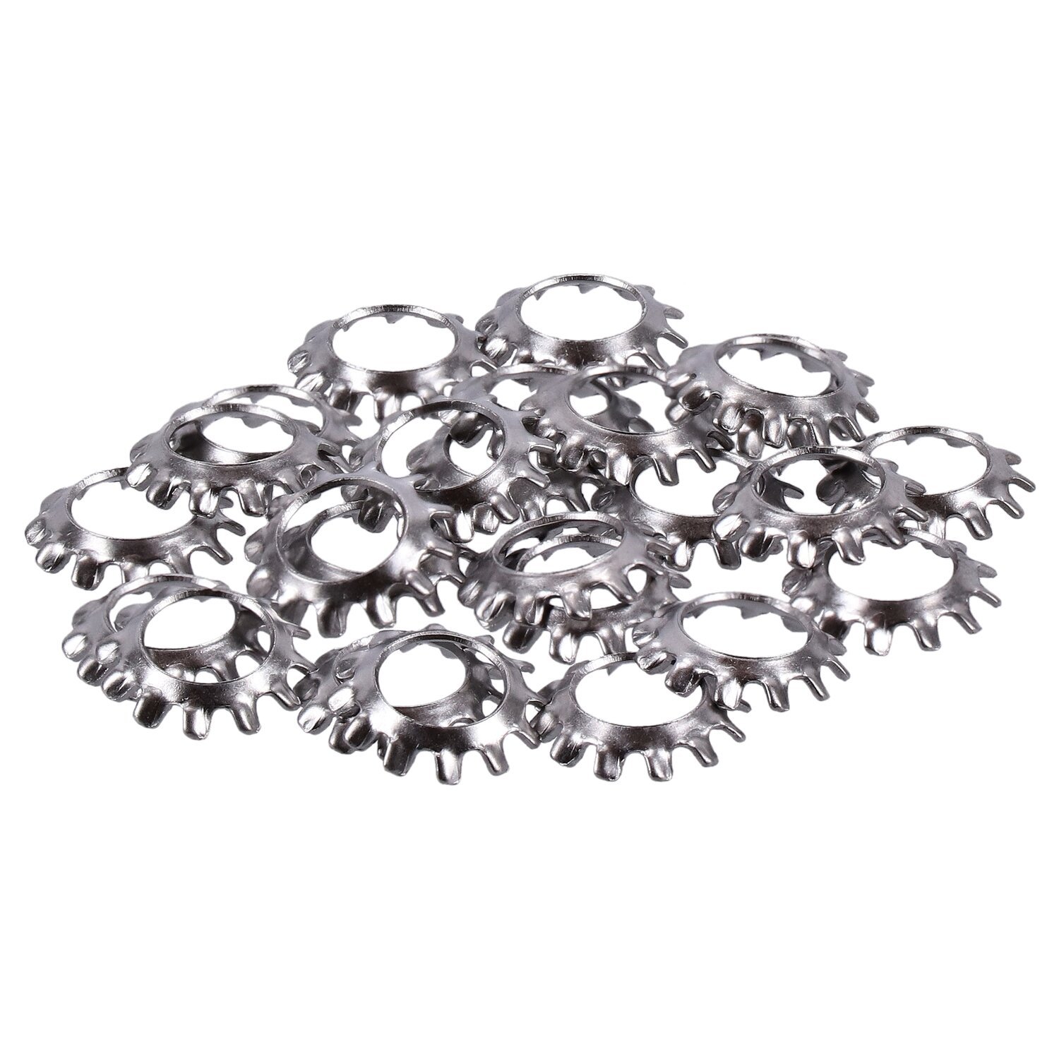 Ss ext.countersunk lockwasher, #10 - 25 pack, Raw