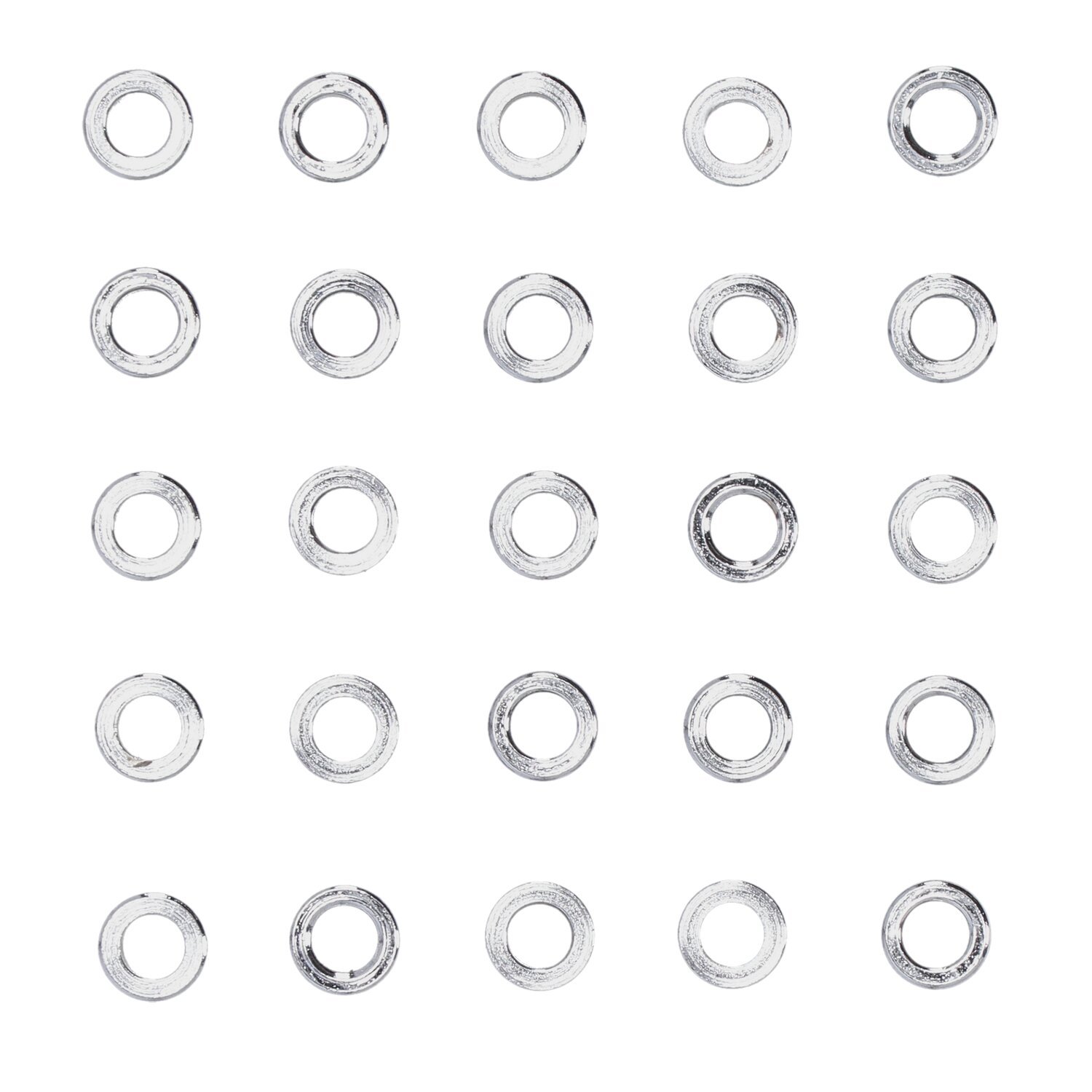 Chrome spacers - 25 pack