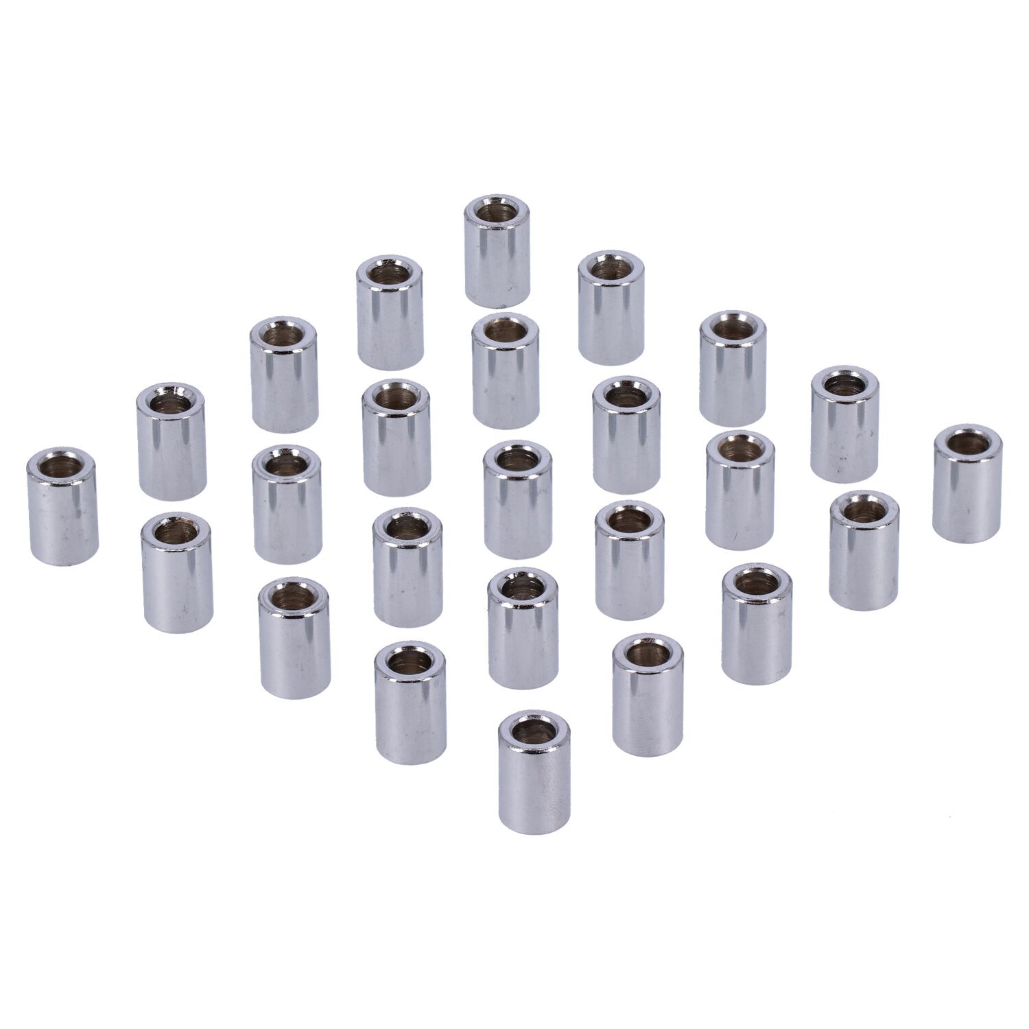 Chrome spacers - 25 pack, Silver