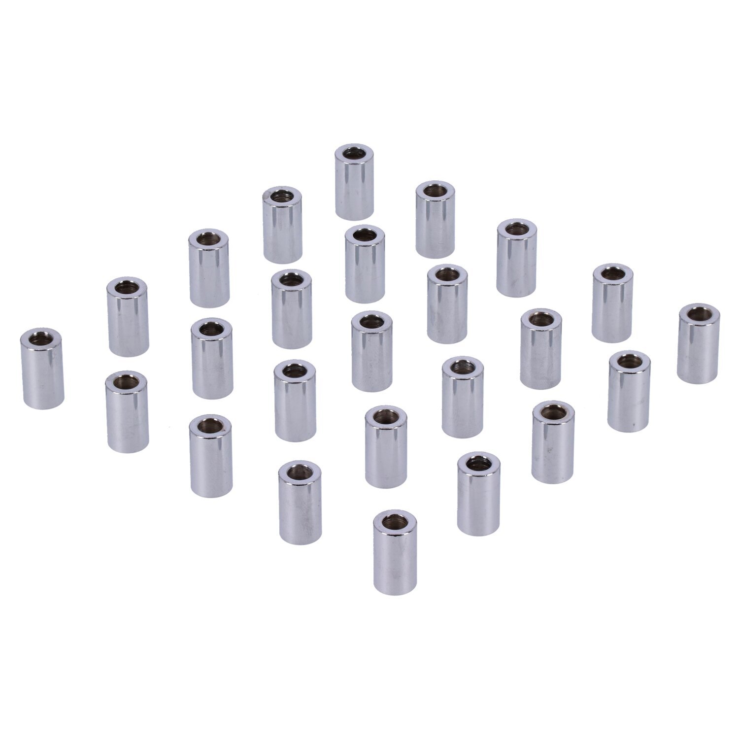 Chrome spacers - 25 pack, Silver