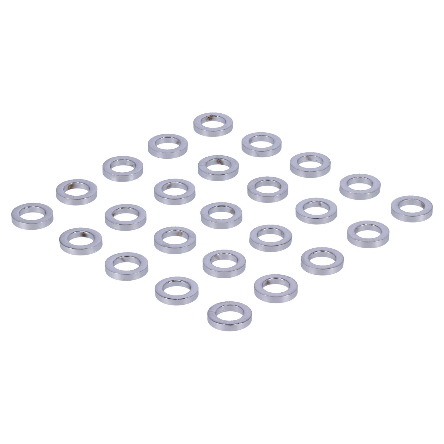 Head bolt/cyl.base washer, chrome - 25 pack