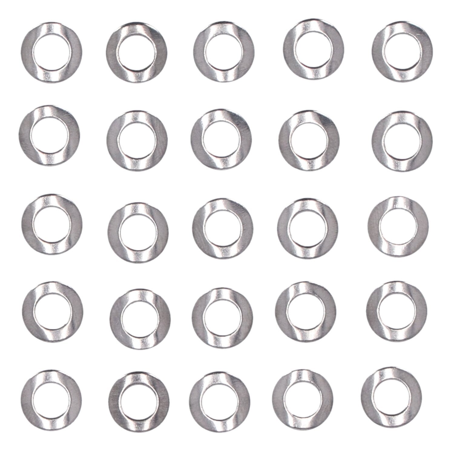 Stainless wave washers M5 - 25 pack