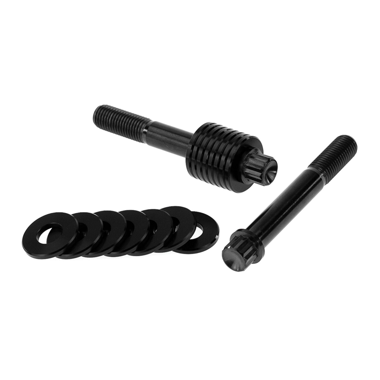 Kraus, Radial caliper hardware kit. 70mm, Black, Matte