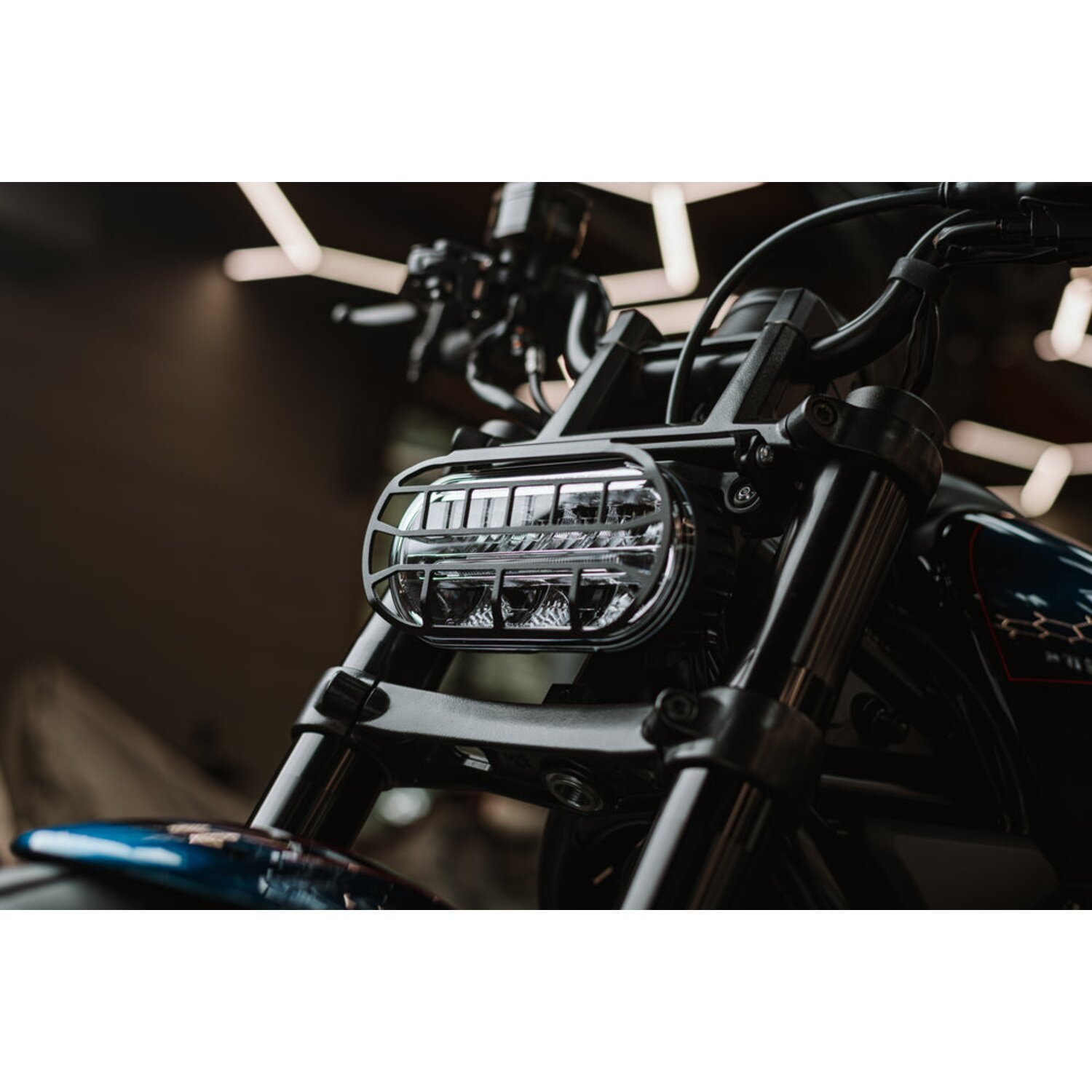 Killer Custom, headlamp grill, Black, Matte