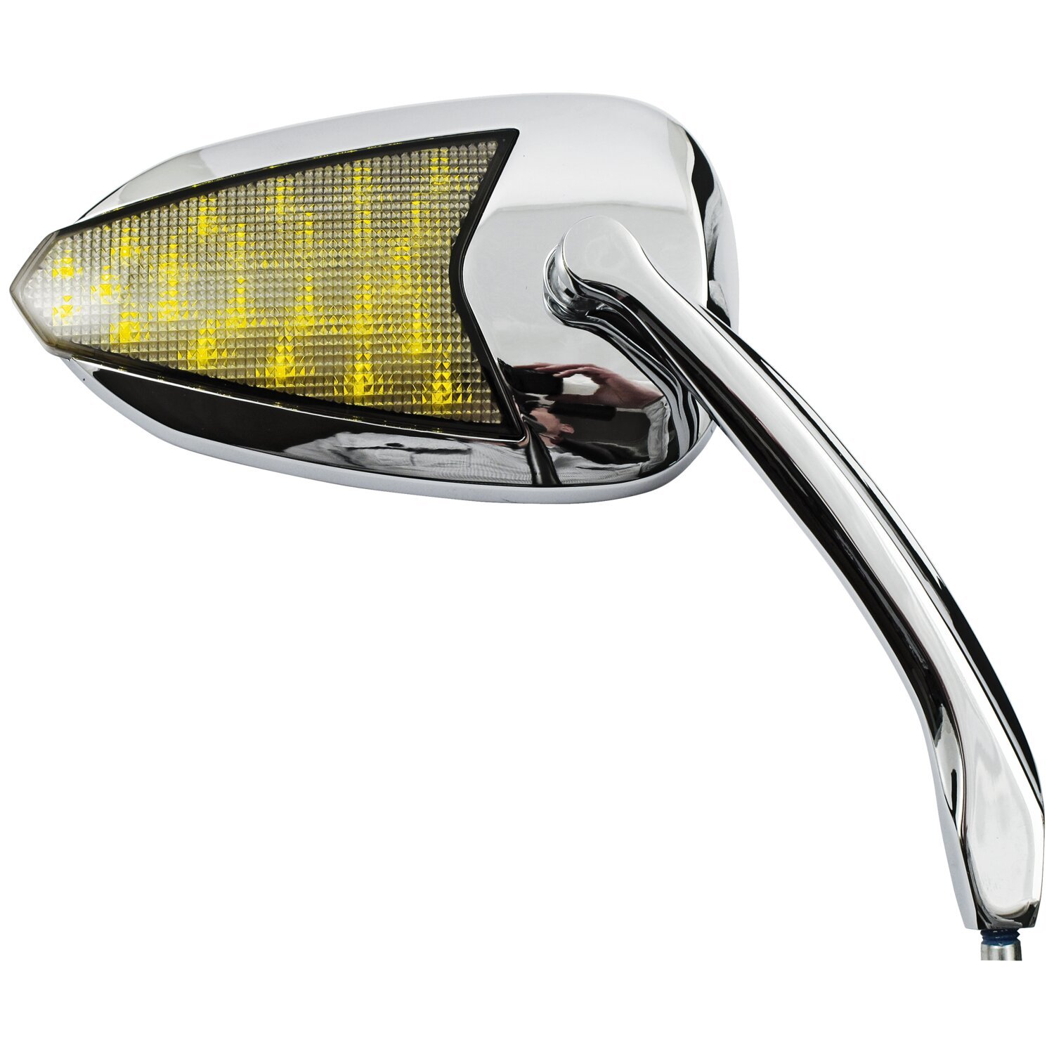Fury, LED turn signal mirror set, Chrome