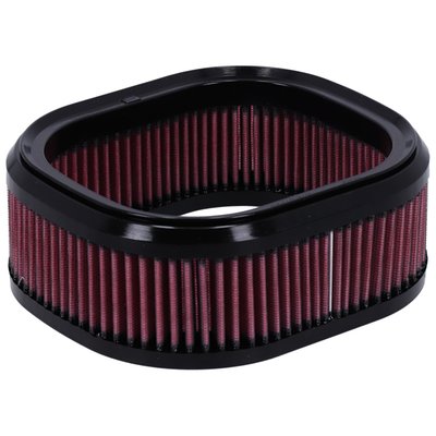 K&N filters are designed to achieve high, virtually unrestricted air flow while maintaining filtration levels critical to ensure long engine life. These high quality K&N air filters are reusable and washable, and they fit many air cleaners as stock replacement. The elements are designed with a ribbed surface that will give you up to 50% more filter area than a regular replacement filter, dramatically increasing air flow. - Designed to provide increased horsepower and acceleration. - Pleated cotton media provides a large filtration area offering low restriction and long service intervals. - Multi-layers of woven cotton gauze media offers excellent filtration. - Fits directly into OEM Airbox with application specific Sealing Bead ensuring a precise fit. - No fuel management modification are normally required to obtain increased performance. - Washable and reusable