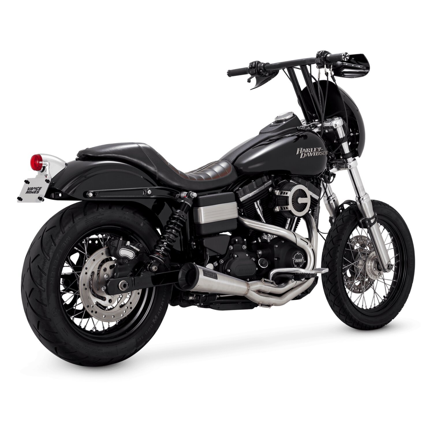Vance & Hines, 2-1 upsweep PCX exhaust, Brushed