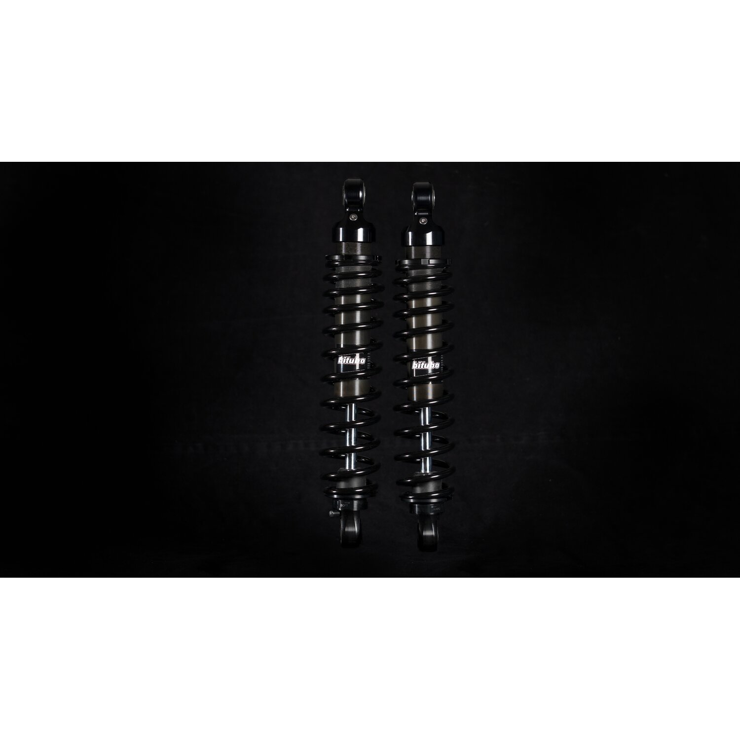 Bitubo, WME dual shock absorber set. Black. 331mm